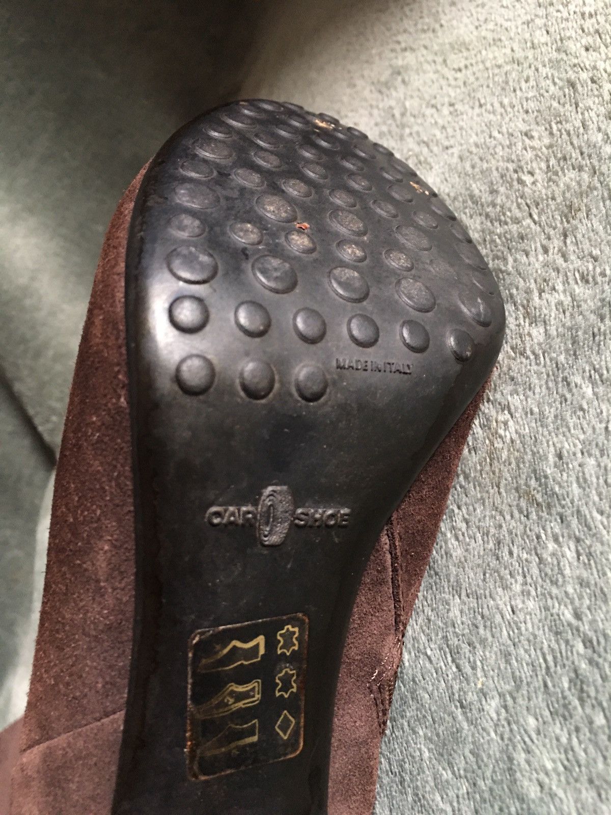 Car Shoe Original Car Shoe by Prada Brown Suede Boots Heels EU 36.5 Size US 6.5 / IT 36.5 - 12 Thumbnail