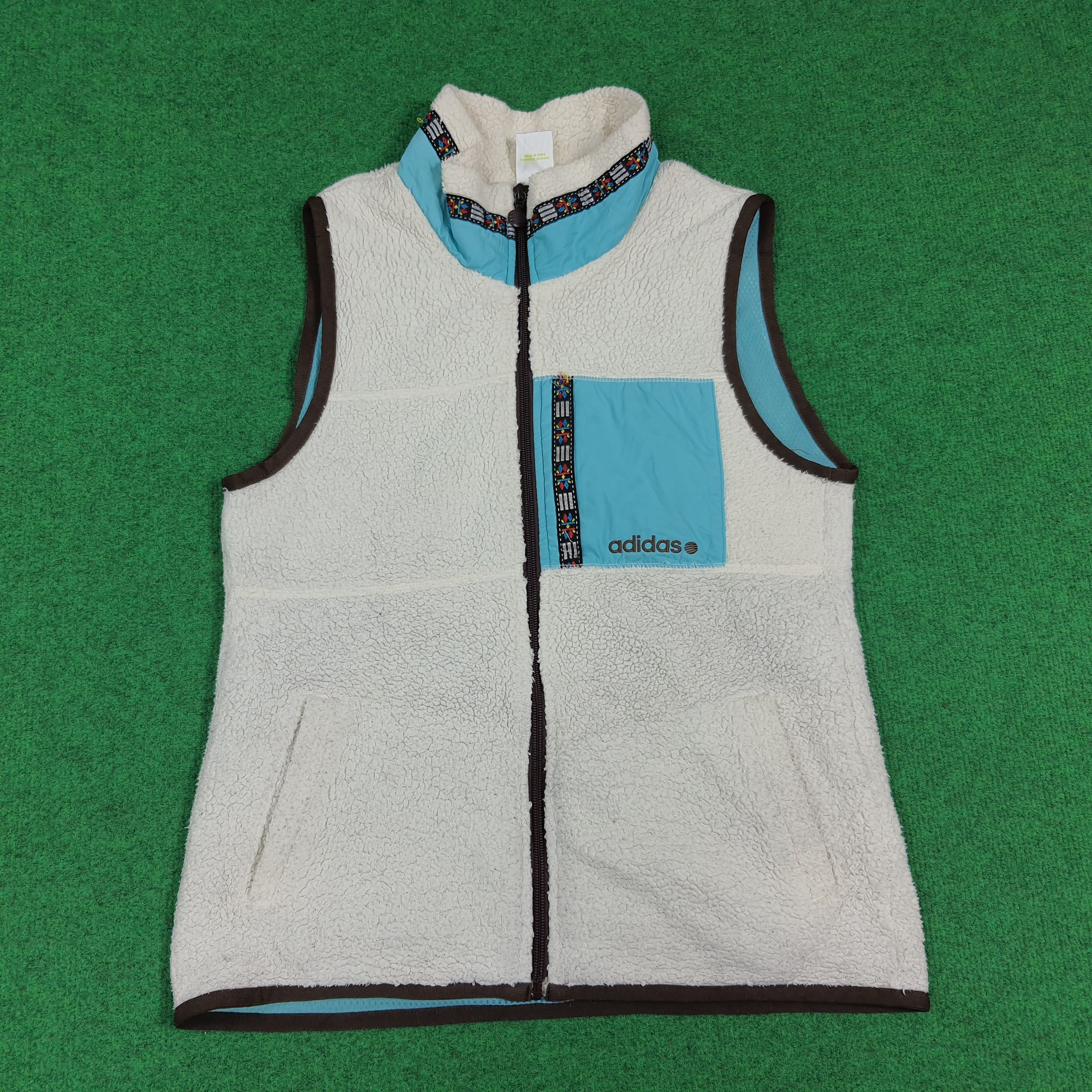 Adidas Vintage Adidas Neo Fleece Vests Custom Yohji Logo C282N26 Size US XS / EU 42 / 0 - 3 Thumbnail