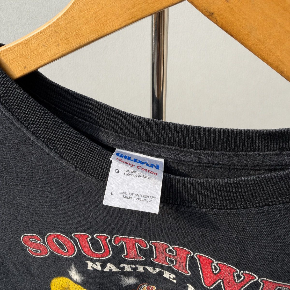 Vintage Southwest Native Music Graphic T-Shirt Size US L / EU 52-54 / 3 - 3 Thumbnail