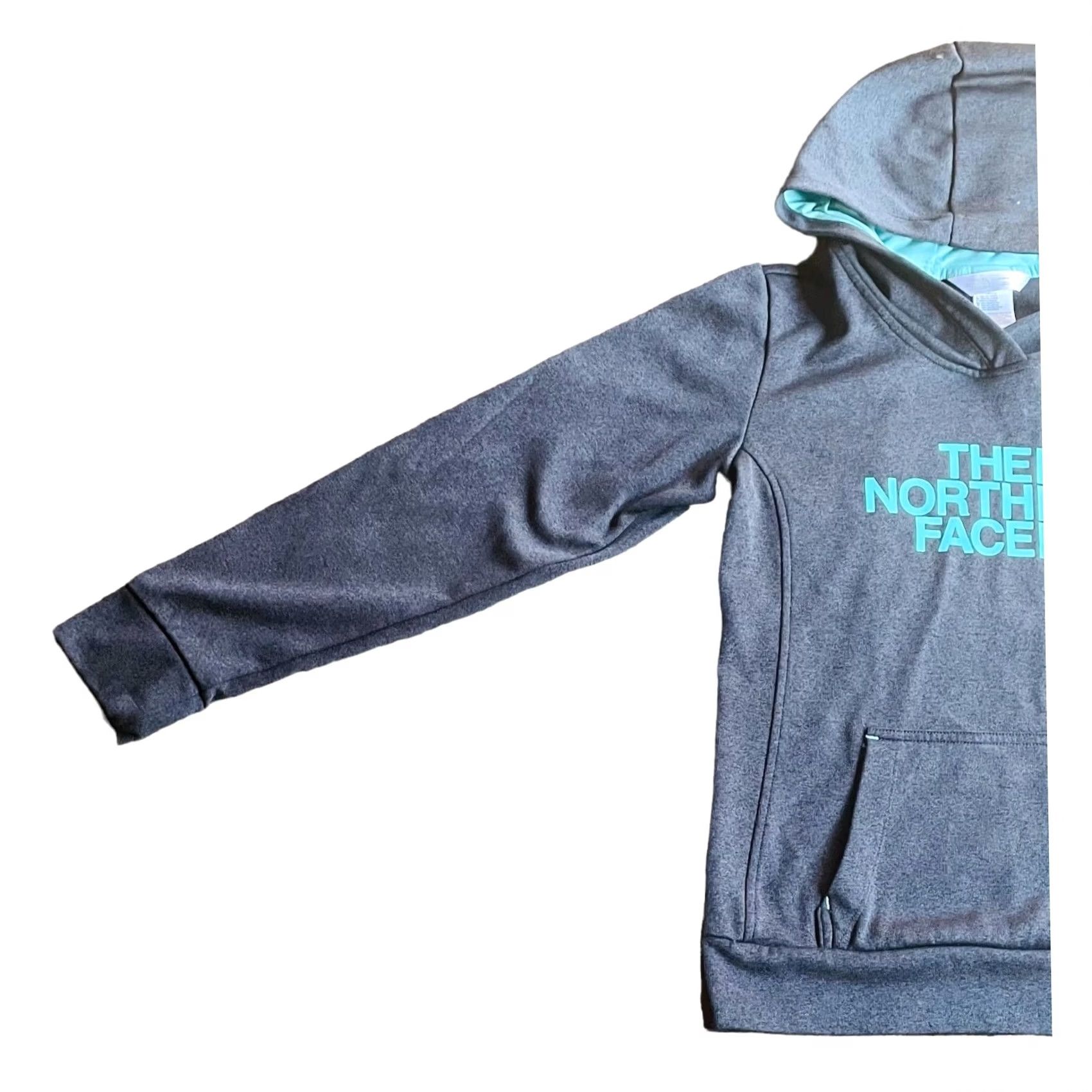The North Face The North Face Hooded Pullover Sweater Hoodie Gray Women's Sz Small Sweatshirt Size S / US 4 / IT 40 - 2 Thumbnail