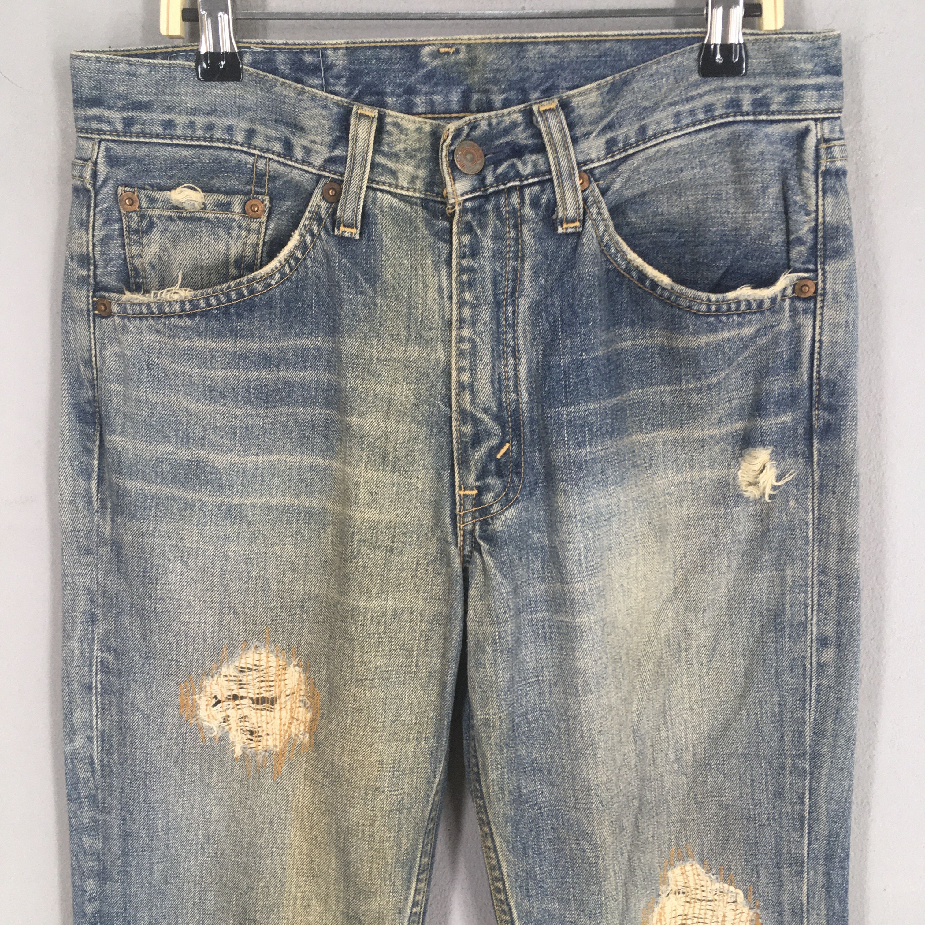 Levi's Size 28x33 Vintage 90s Levi's 517 Flared Bootcut Jeans S2012 Size US 28 / EU 44 - 2 Thumbnail