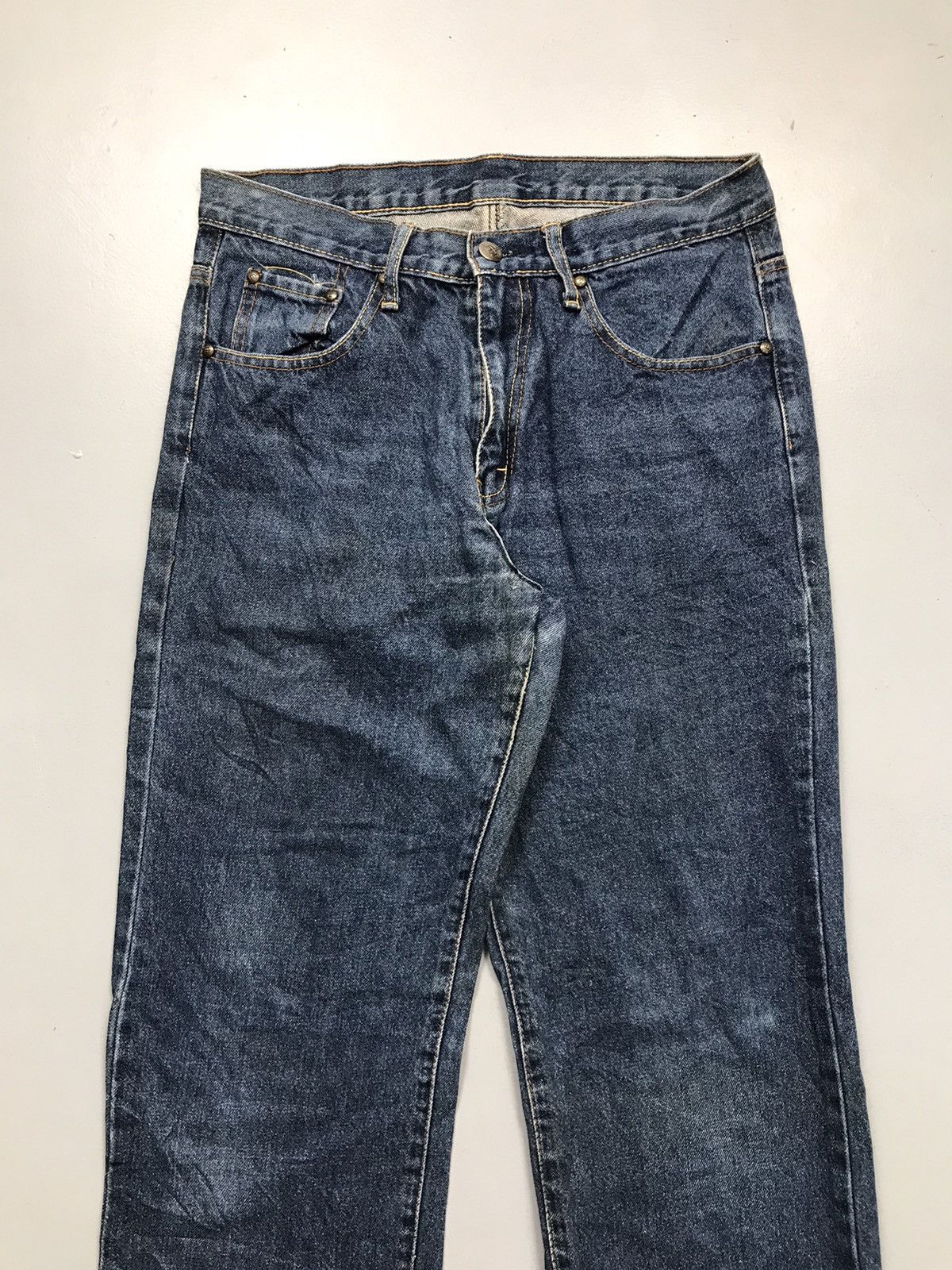 Japanese Brand Vintage Japanese brand seagull embroidered denim Size US 30 / EU 46 - 4 Thumbnail