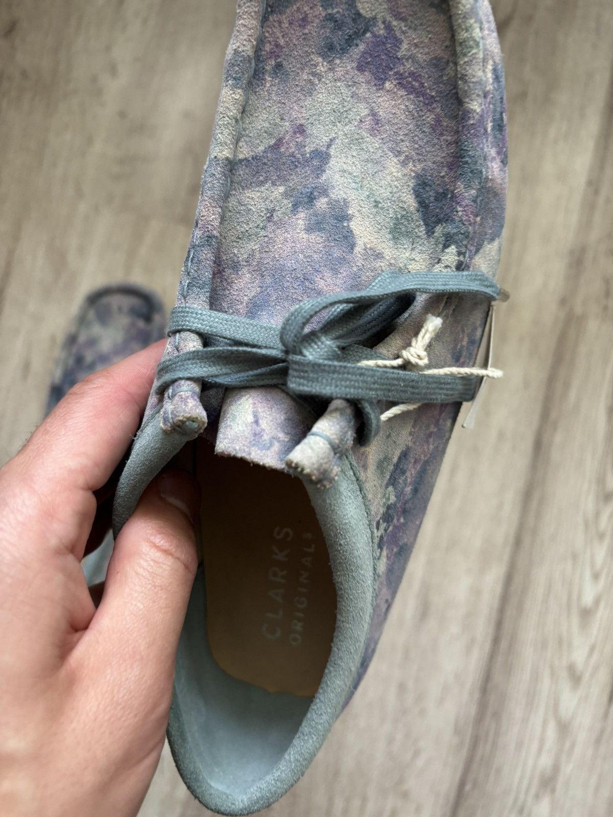 Clarks Clarks Wallabee floral multicolor print leather Size US 8.5 / IT 38.5 - 23 Thumbnail