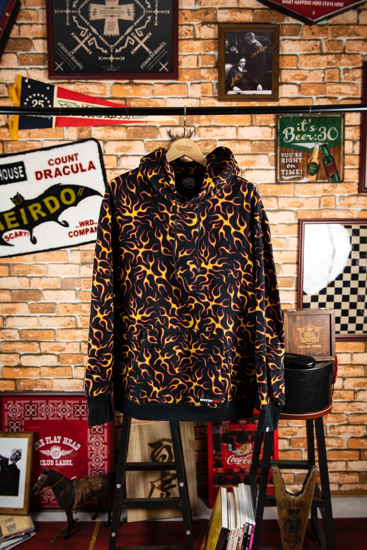 Japanese Brand Cootie Classic Flame Sweatshirt Size L Size US L / EU 52-54 / 3 - 1 Thumbnail
