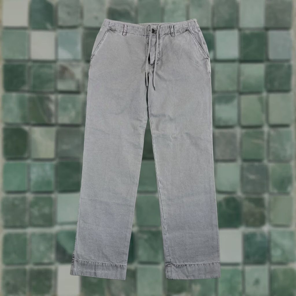 James Perse JAMES PERSE Rigid Canvas Work Pants Cement Pigment Men 32x32 MRCC1390 NWT Gray Solid Cotton Pockets Overall Classic Mens Size US 32 / EU 48 - 1 Thumbnail