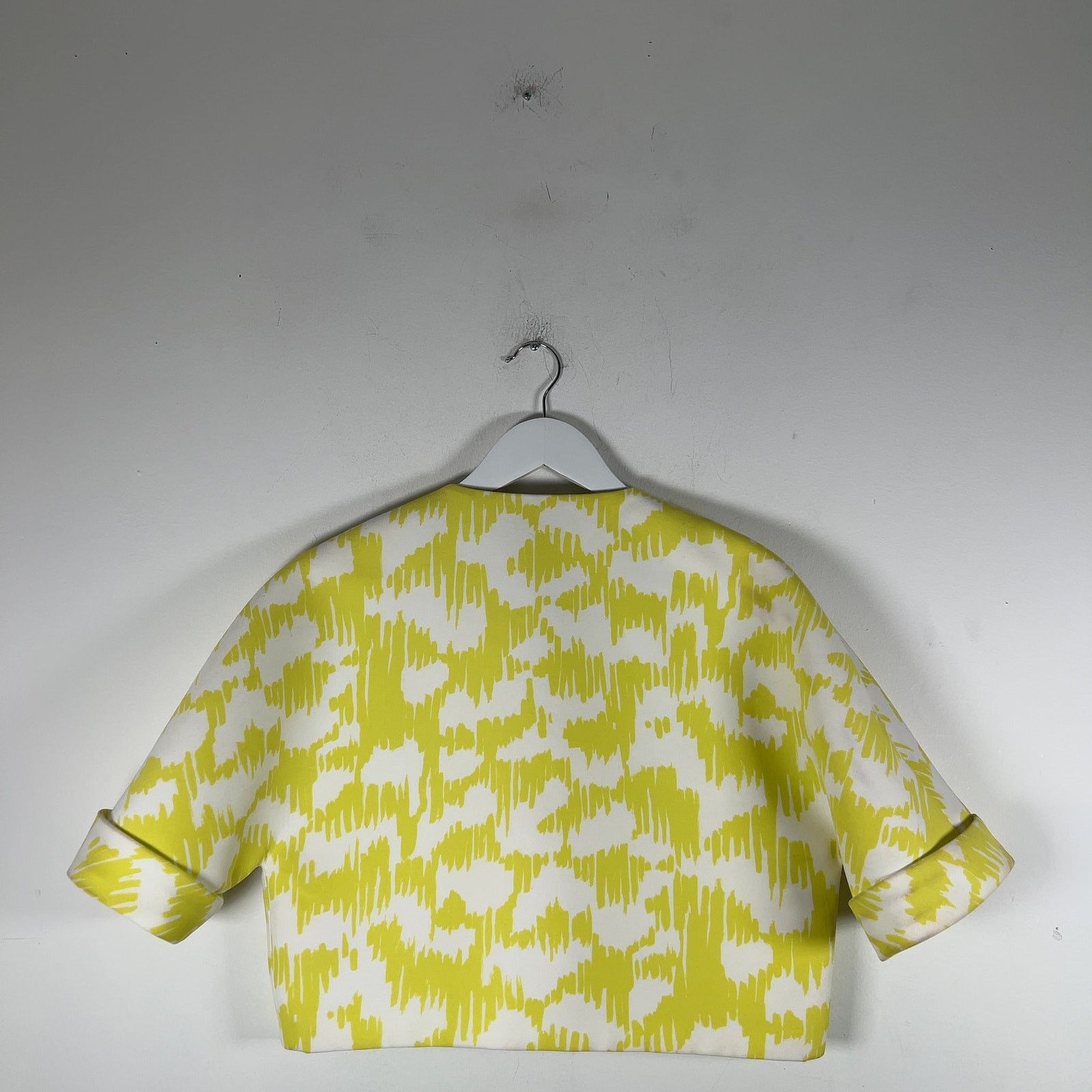 Balenciaga Balenciaga Crop Jacket White/Yellow Size M Size M / US 6-8 / IT 42-44 - 6 Thumbnail