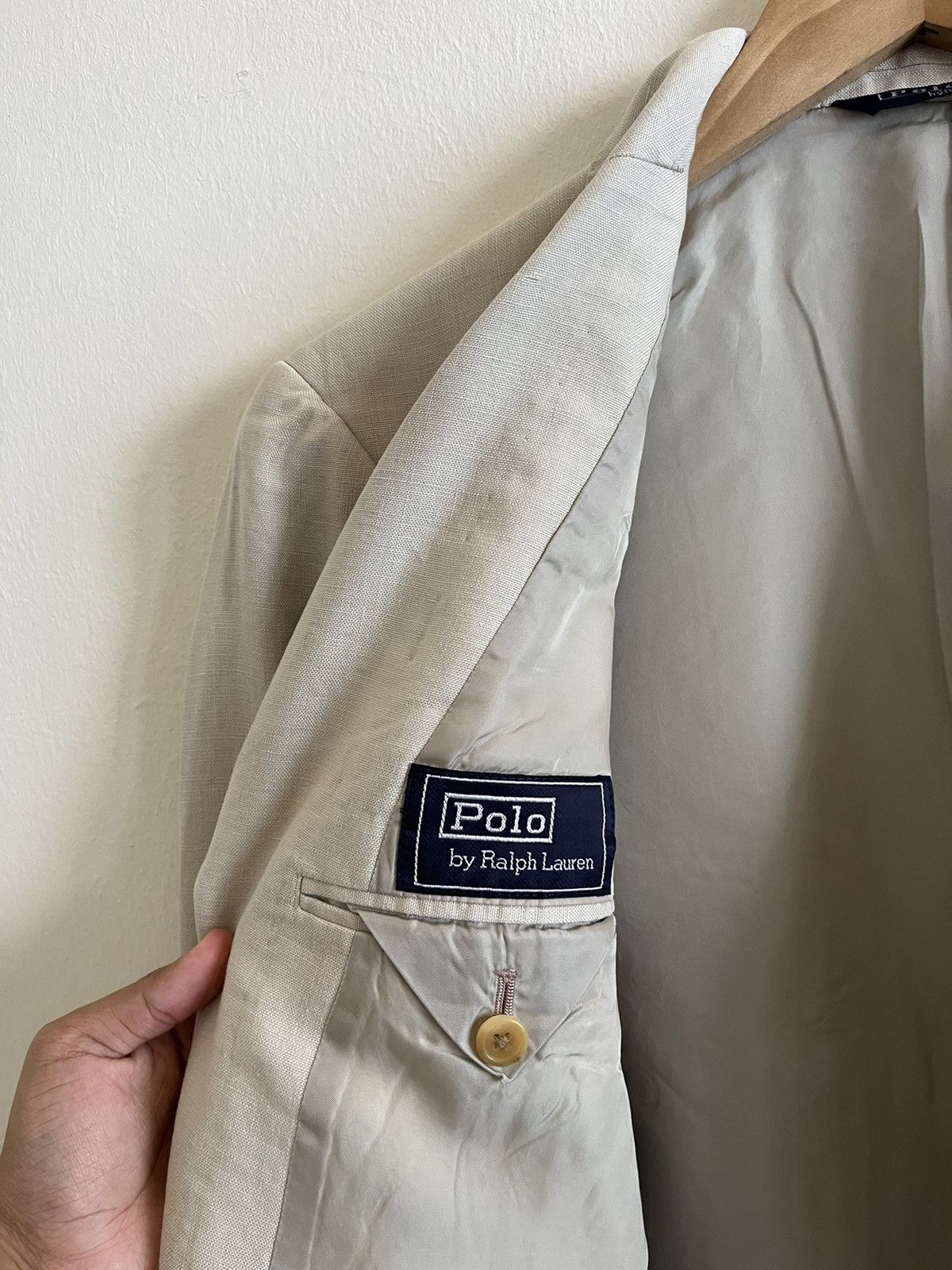 Polo Ralph Lauren × Ralph Lauren Polo Ralph Lauren Blazer Distressed Rare Size L / US 10 / IT 46 - 12 Thumbnail