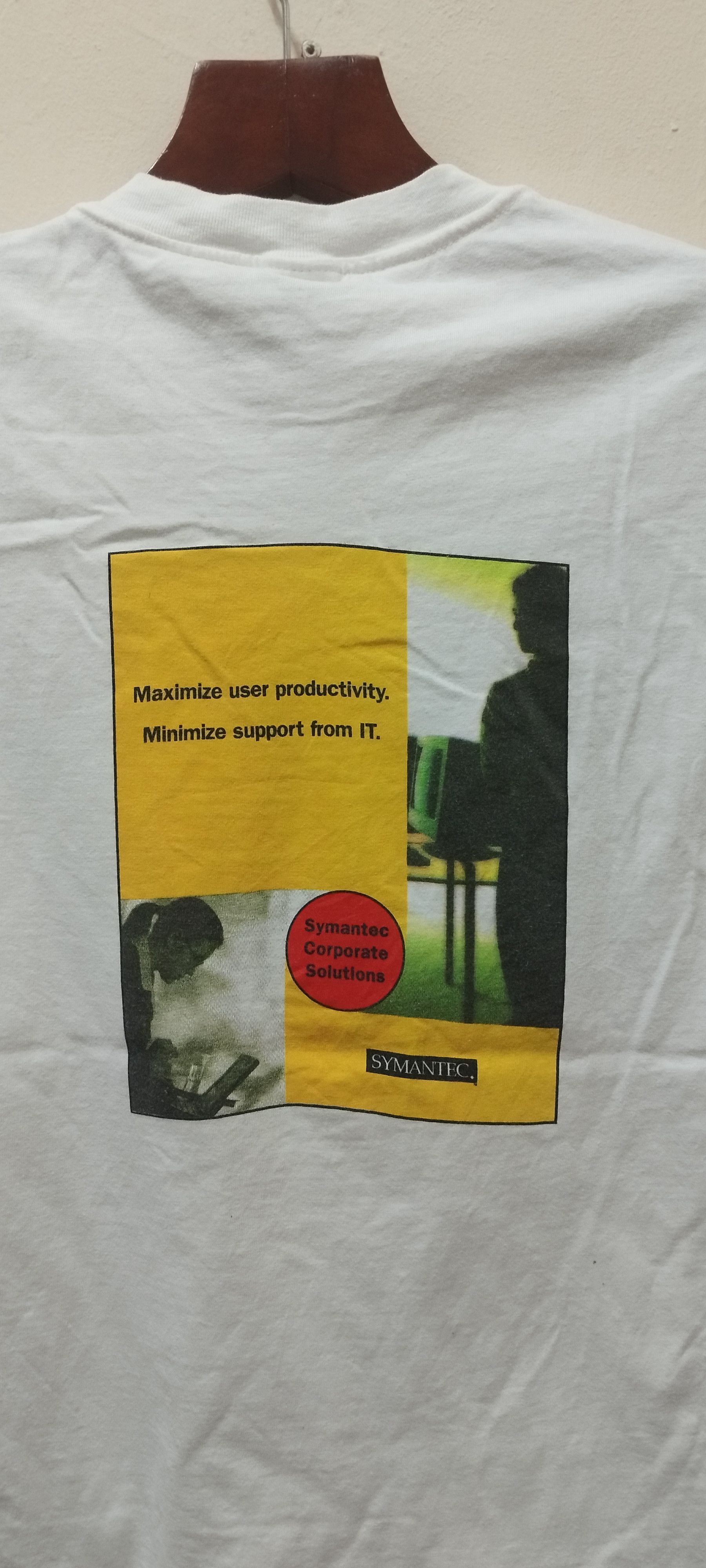 Microsoft Vtg Symantec Microsoft Company T-shirt Size US XL / EU 56 / 4 - 3 Thumbnail