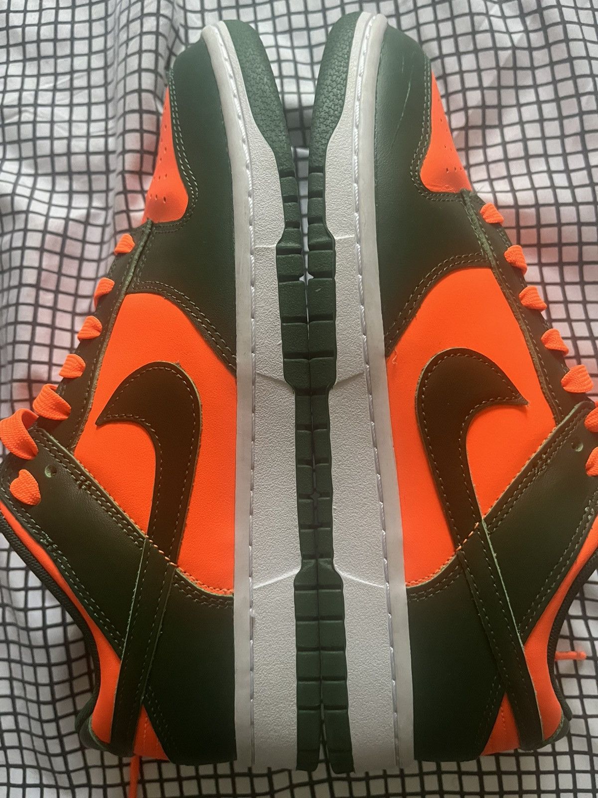 Nike Nike Dunk Low Retro Miami Hurricane Size US 9.5 / EU 42-43 - 1 Thumbnail