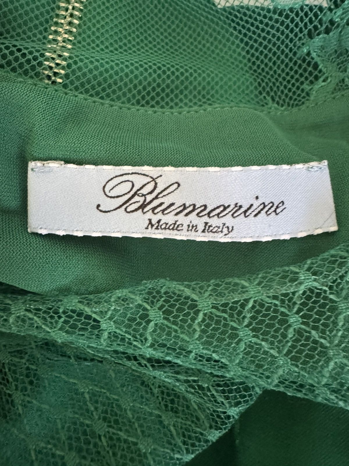 Blumarine BLUMARINE Green Jersey Bodycon Dress S Size M / US 6-8 / IT 42-44 - 5 Thumbnail