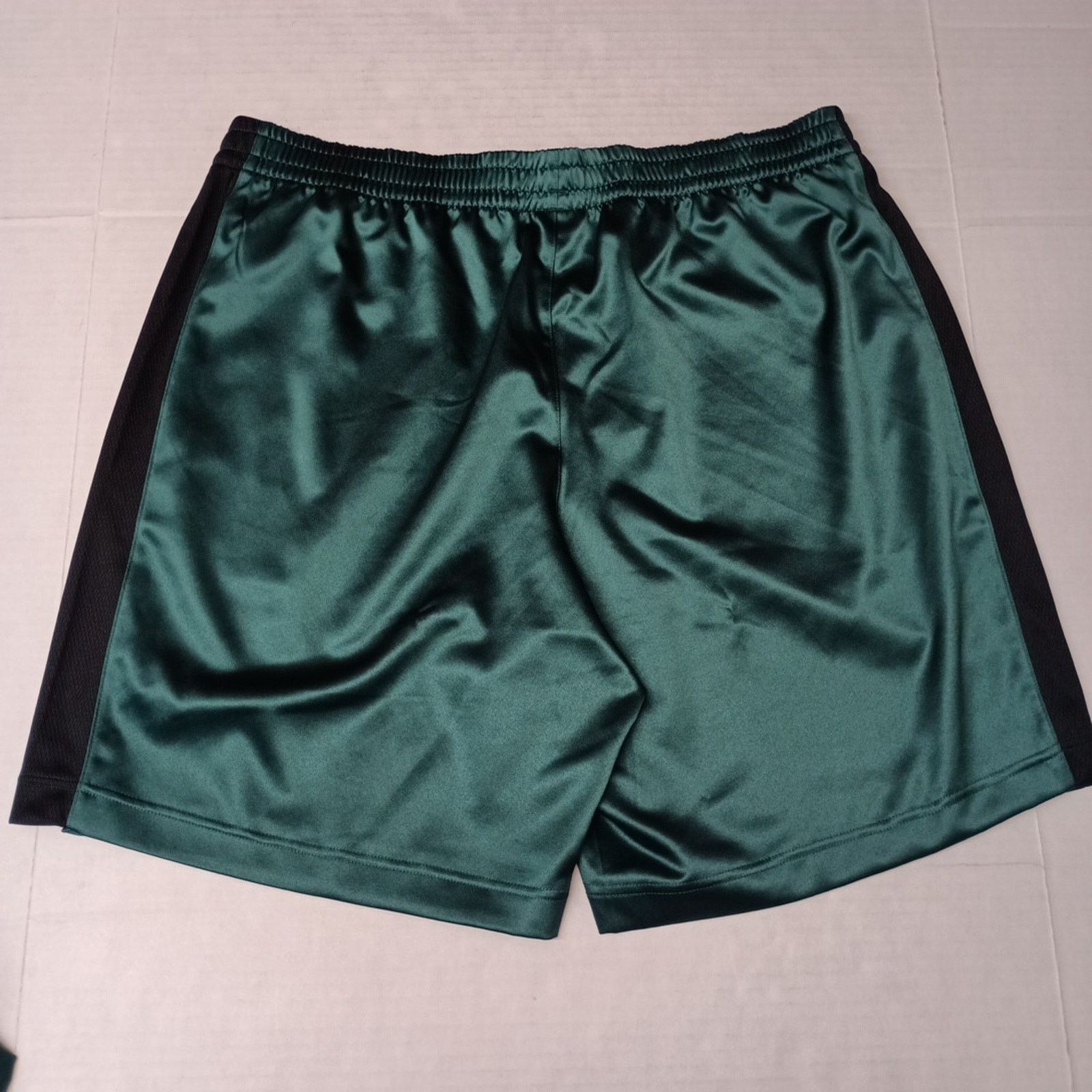Reebok Reebok Men's Satin Mesh Basketball Shorts XL Green Pull On Size US 36 / EU 52 - 6 Thumbnail