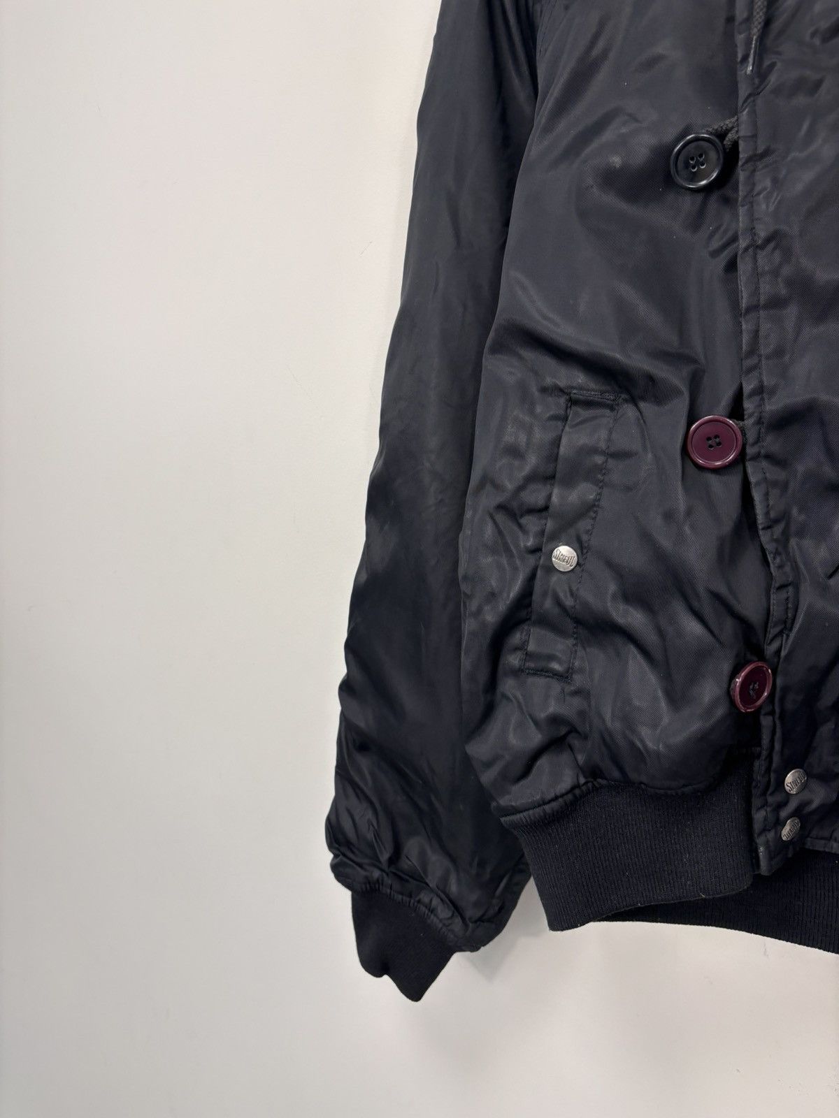 Other Vintage Sinful Y2K Rare Black N-2B Flight Bomber Jacket Size US M / EU 48-50 / 2 - 5 Thumbnail