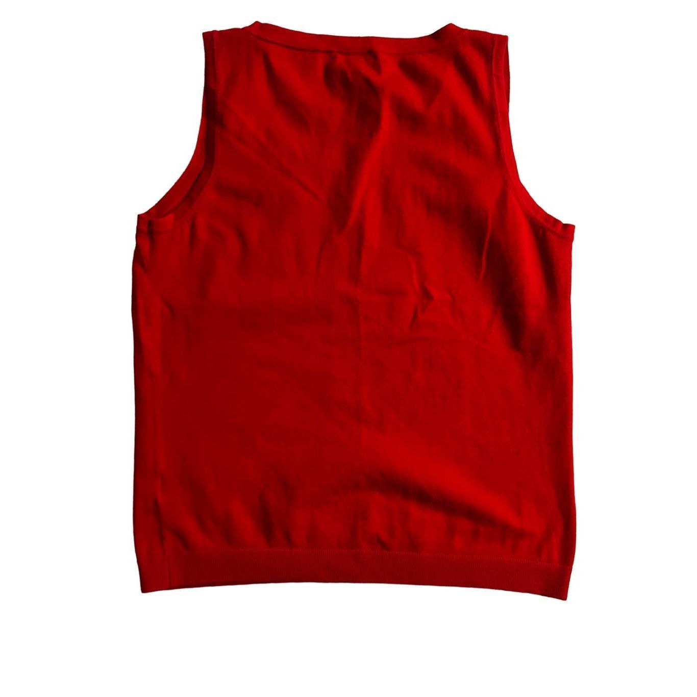 Robert Talbott Talbots Red Sweater Vest size M Size M / US 6-8 / IT 42-44 - 5 Thumbnail