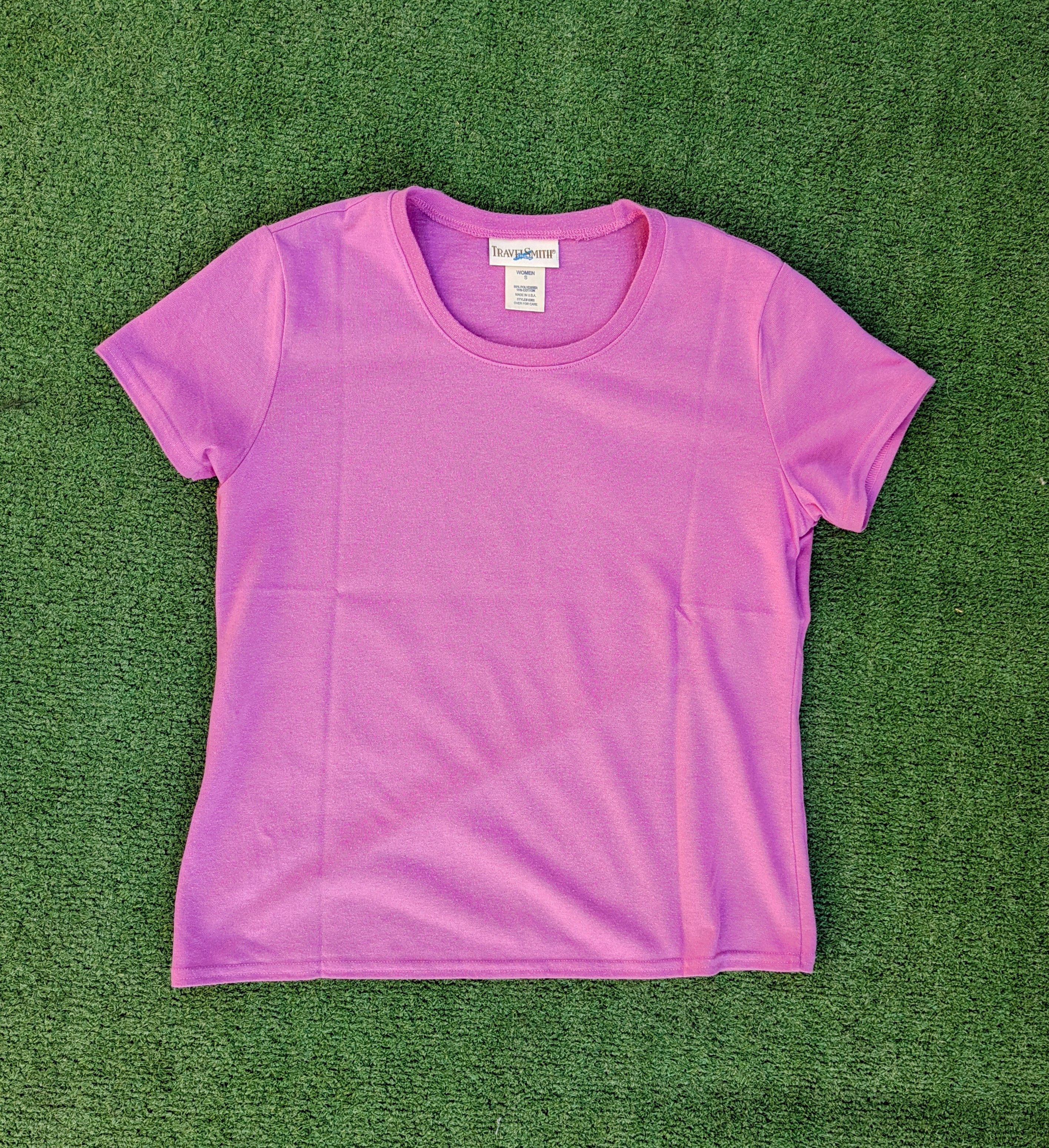 Designer Travel Smith Women's Small Soft Crew Neck T-Shirt USA-Made Size S / US 4 / IT 40 - 5 Thumbnail