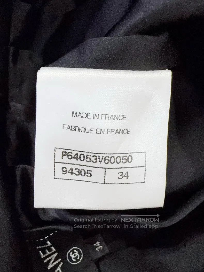 Chanel Chanel 20s Roof Series Black Pleated Skirt Size 42" / US 20 - 5 Thumbnail