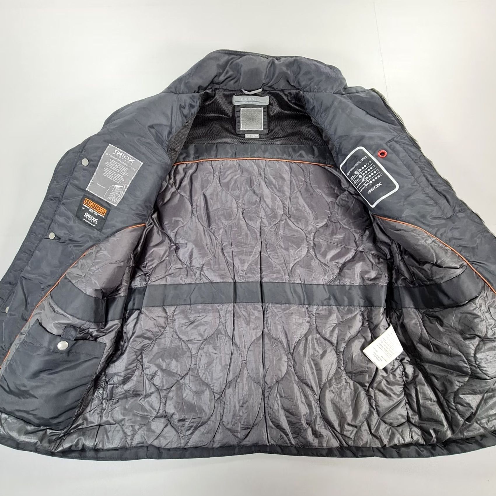 Geox GEOX Mens Jacket Medium Khaki Navy Blue 38 Quickness Thermore Water Repellent Size US M / EU 48-50 / 2 - 7 Thumbnail