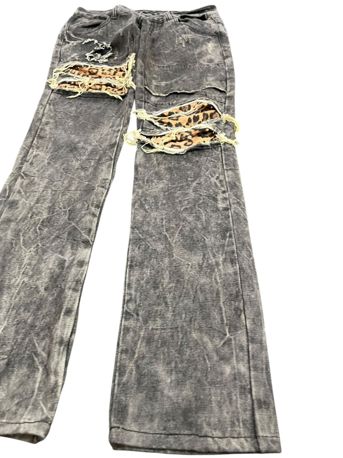 Japanese Brand × Vintage Vintage Rubik Ripped Tiger Patches Denim Size US 31 - 4 Thumbnail