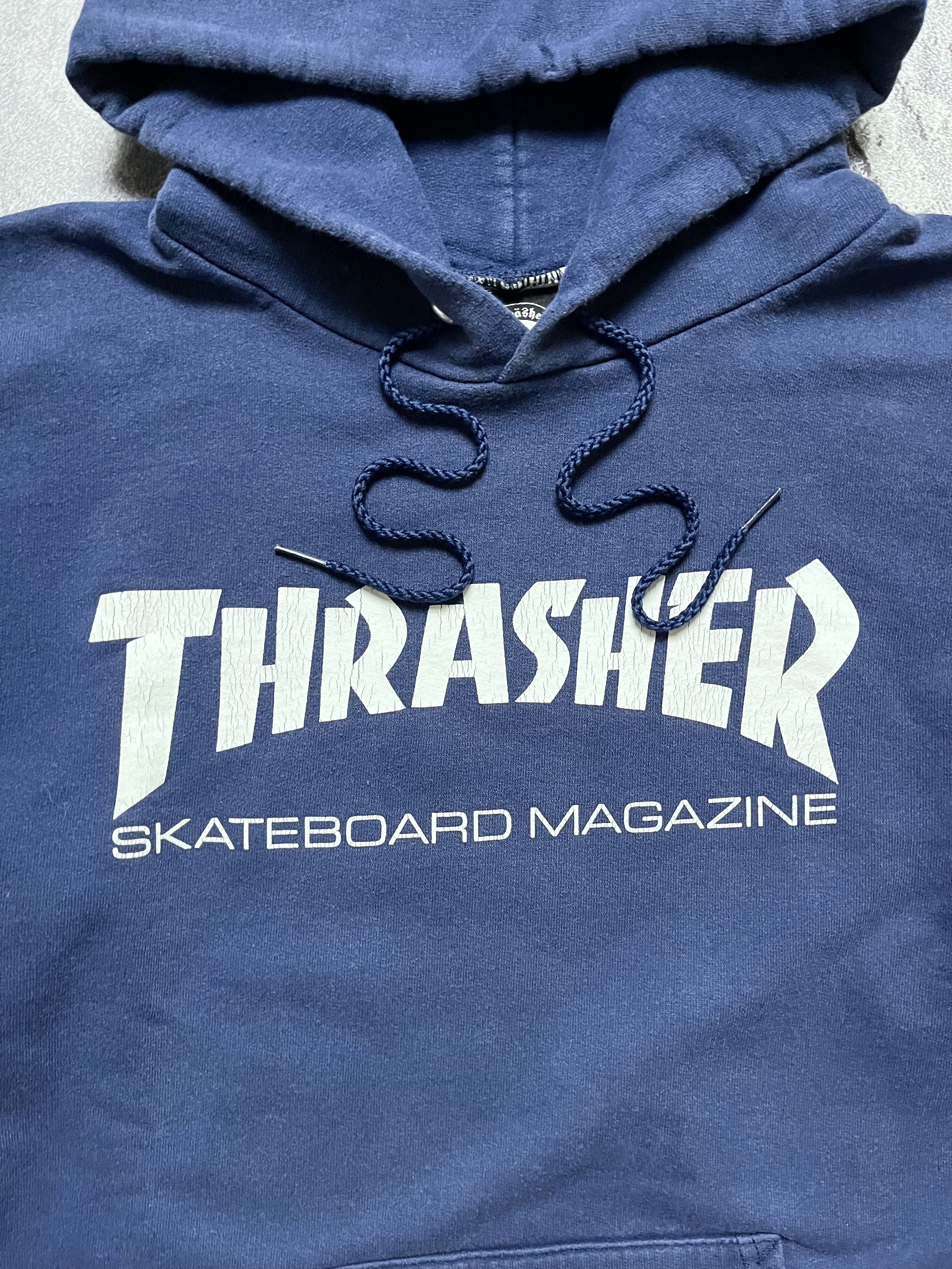 Thrasher Men’s Thrasher Skateboard Magazine Pullover Hoodie Blue S Size US S / EU 44-46 / 1 - 2 Thumbnail
