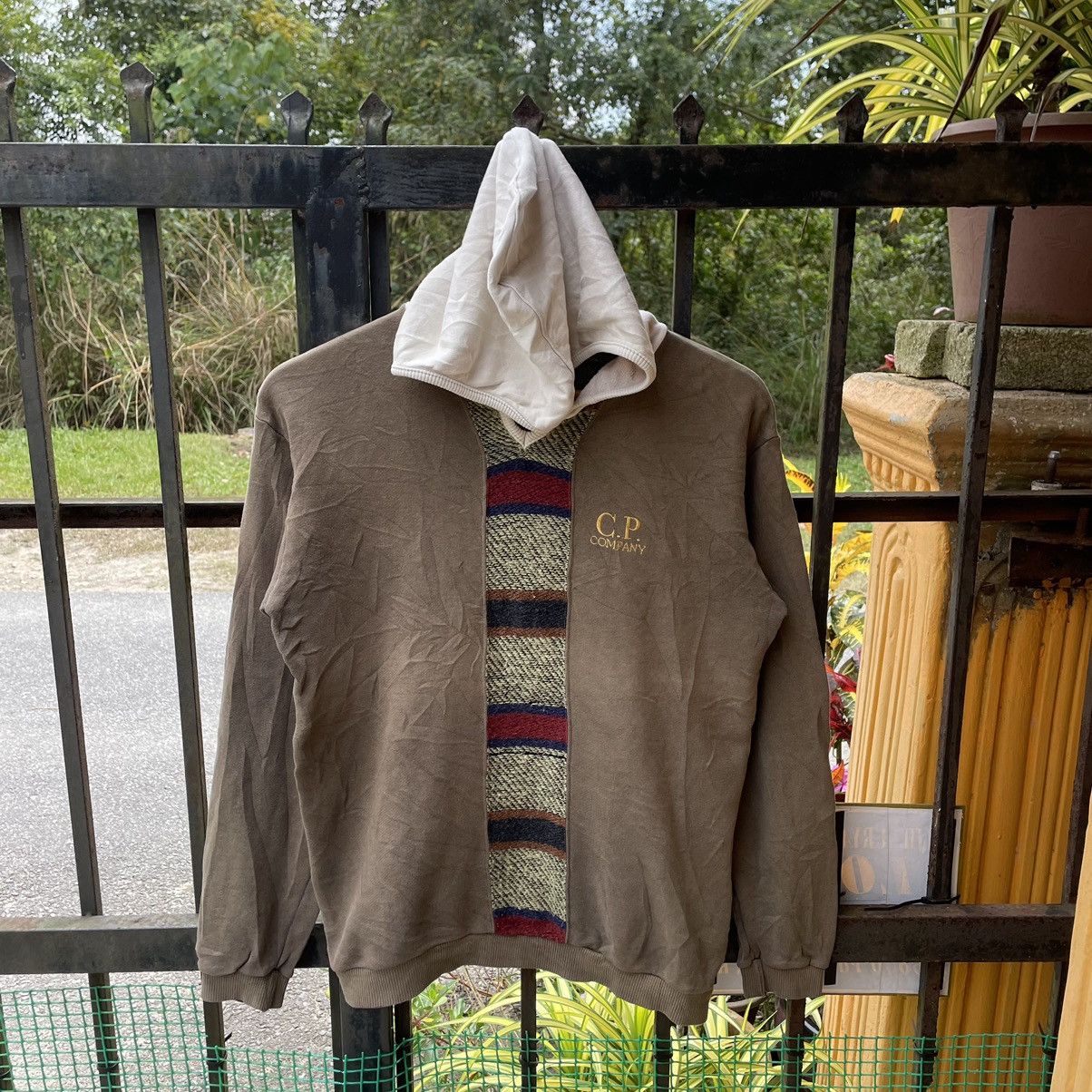 C.P. Company 🔥C.P. Company Center Native Navajo Design Pullover Hoodie Size US S / EU 44-46 / 1 - 1 Thumbnail