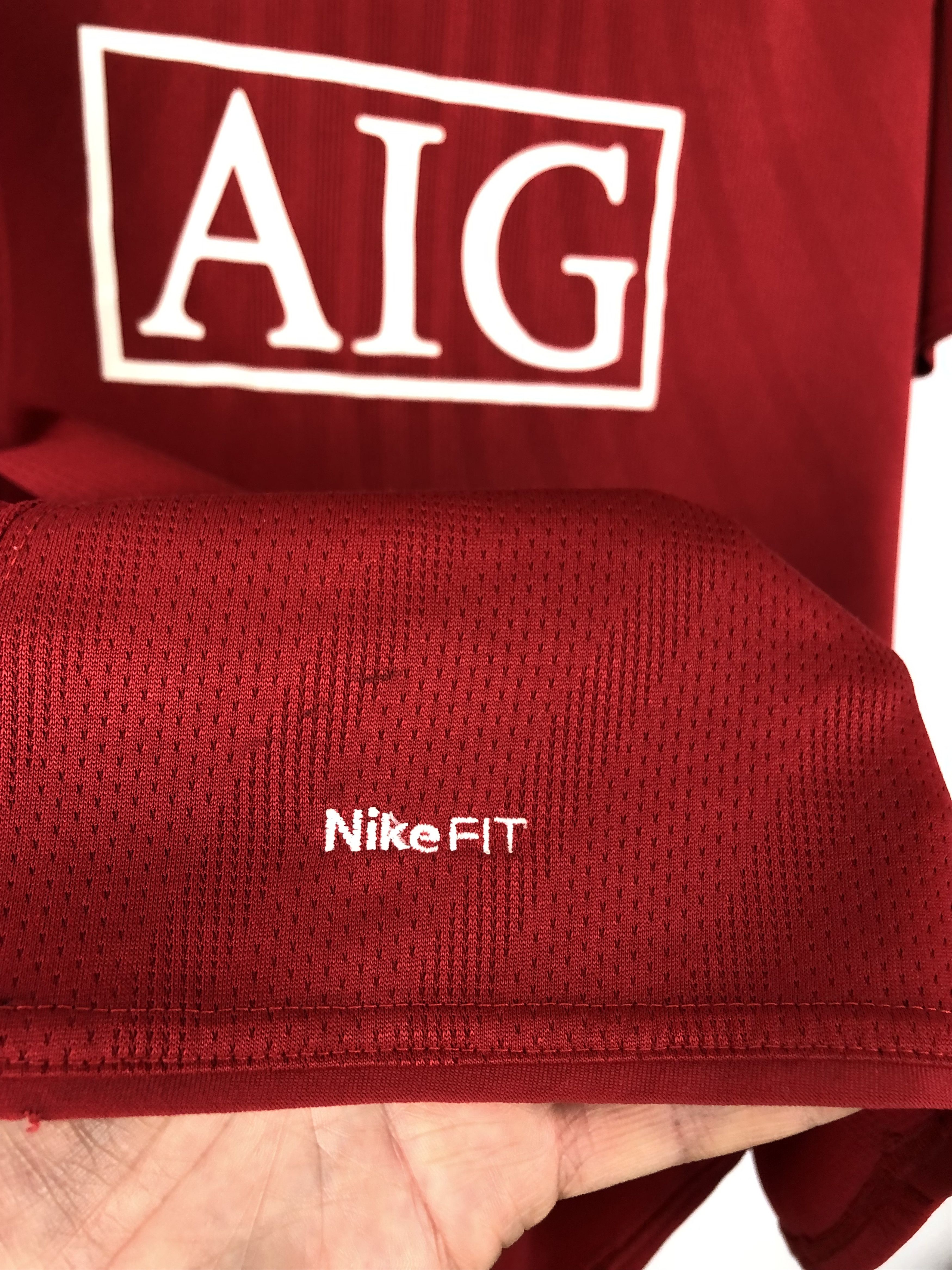 Nike Manchester United football shirt 2007 Soccer Jersey Rare Size US L / EU 52-54 / 3 - 9 Thumbnail
