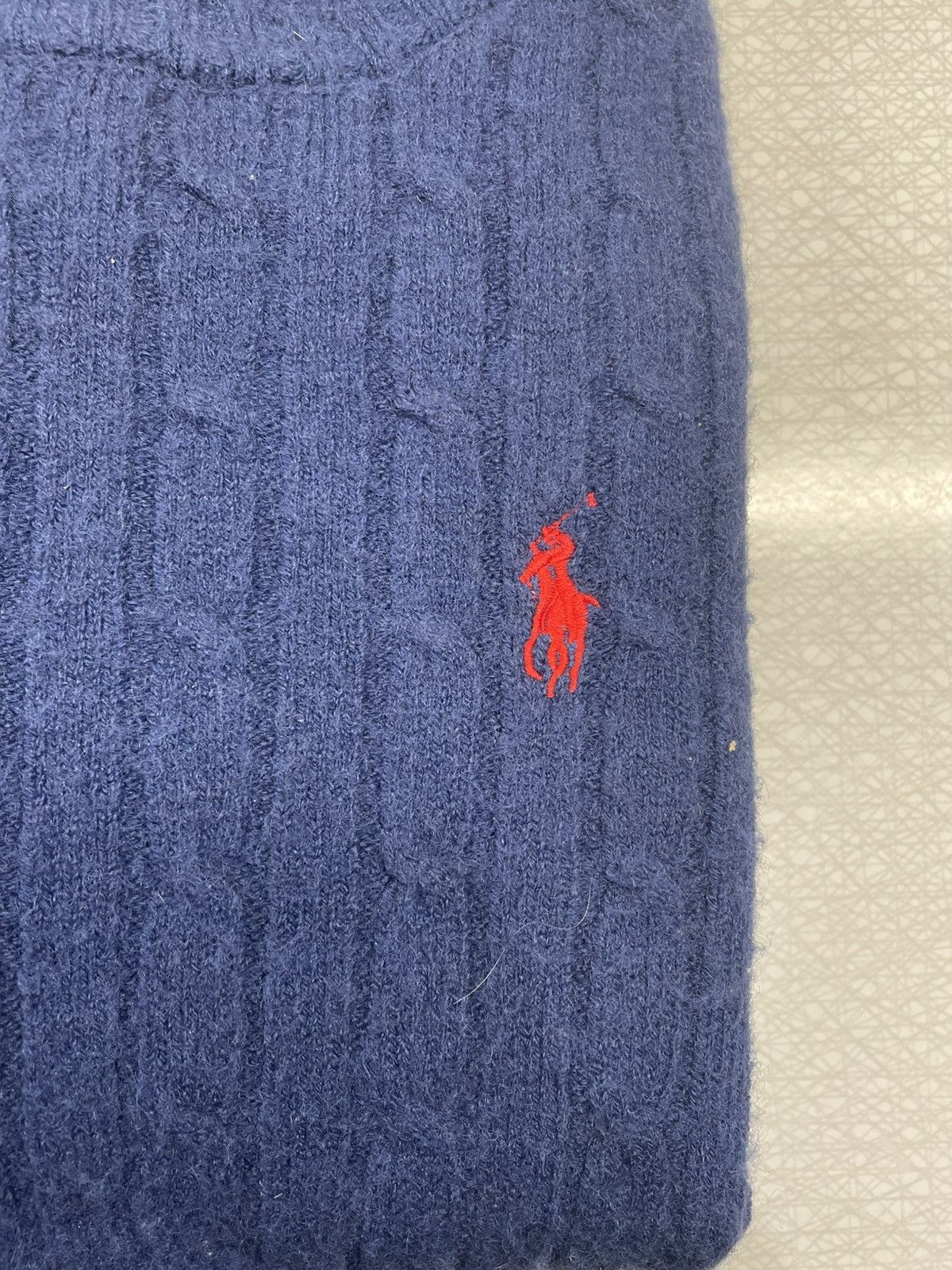Polo Ralph Lauren Navy Cable Knit Sweater – Polo Ralph Lauren Size M / US 6-8 / IT 42-44 - 7 Thumbnail