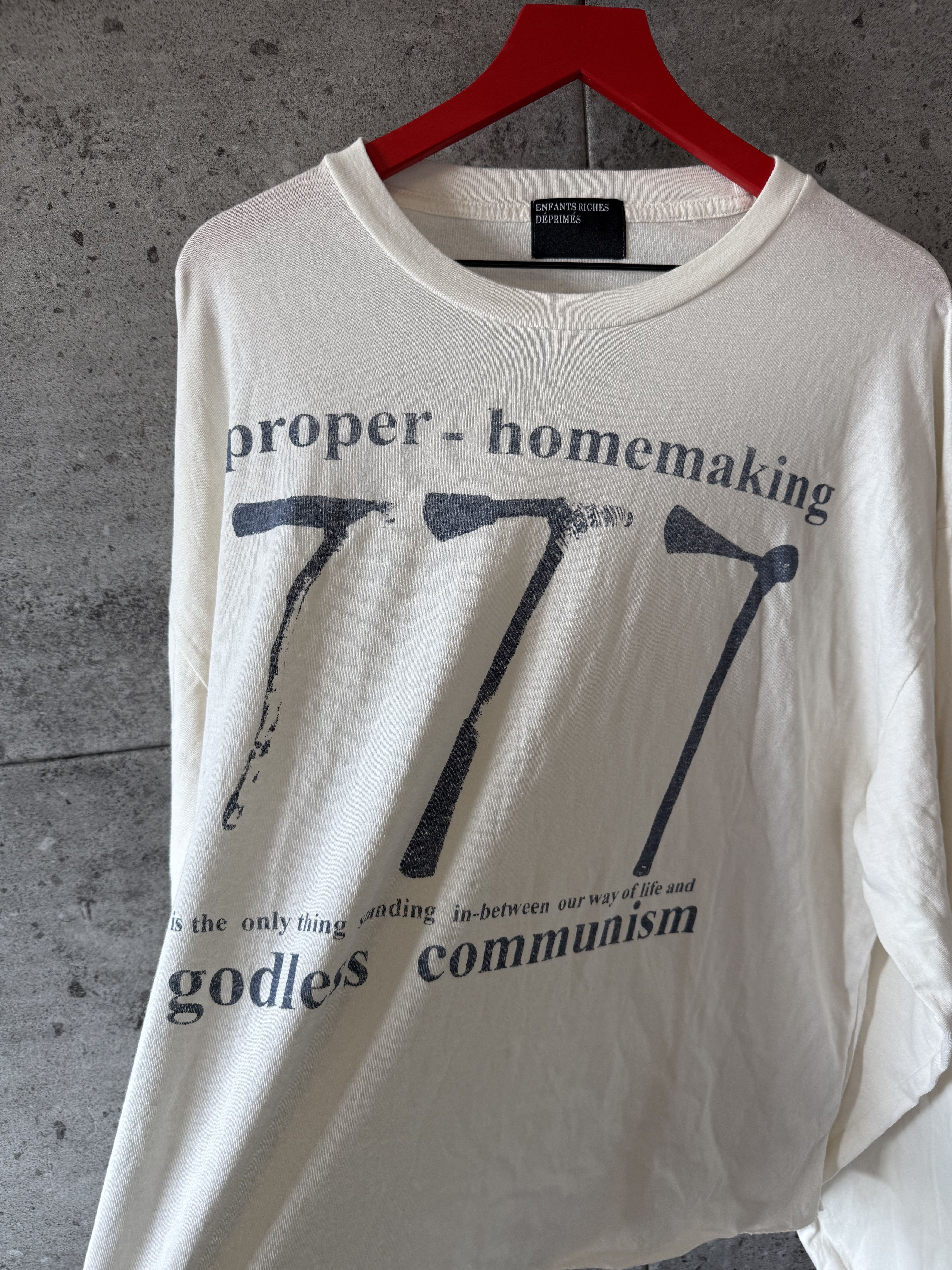 Enfants Riches Deprimes Enfants riches deprimes 777 longsleeve t shirt Size US M / EU 48-50 / 2 - 3 Thumbnail