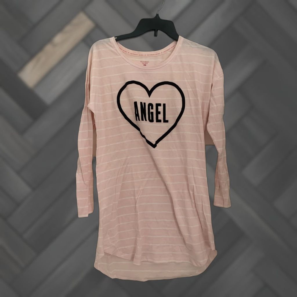 Victoria's Secret Victoria's Secret Pajama Top Sleepwear Small Pink Long Sleeve Angel Women Regular Pajama Top Size S / US 4 / IT 40 - 1 Thumbnail