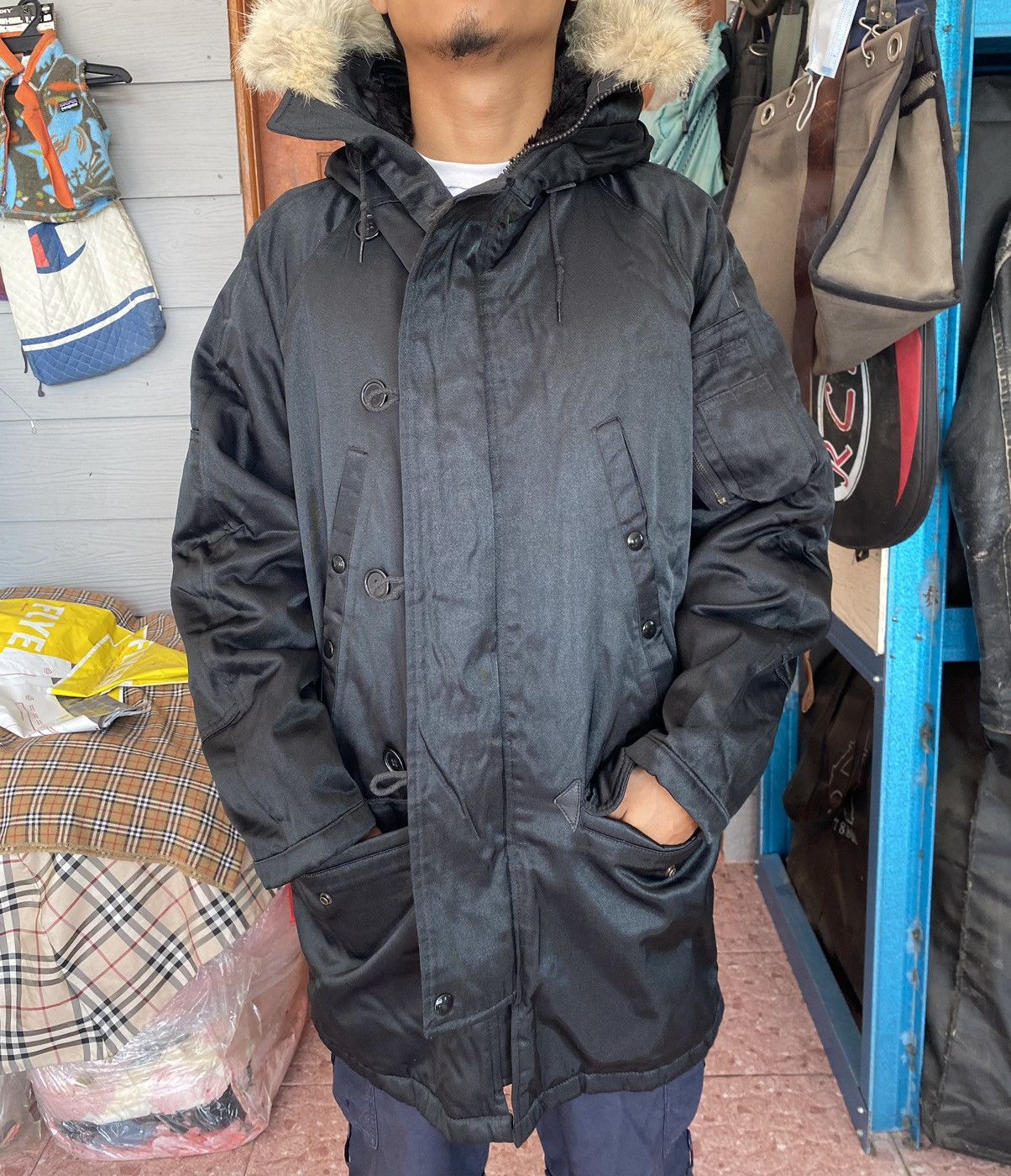 🇺🇲 I.SPIEWAK & SONS Type N-3B Fur Military Parka Jacket