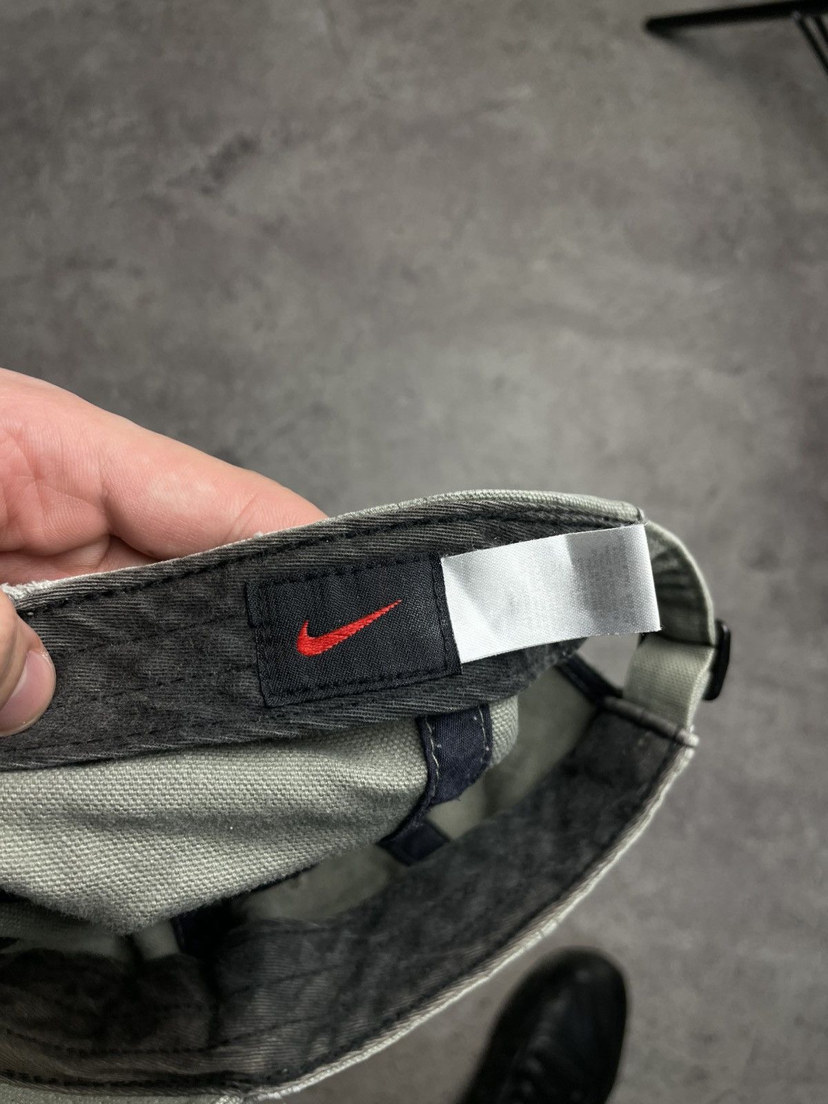 Nike Nike Vintage Distressed cap RARE Logo script Hat Size ONE SIZE - 5 Thumbnail
