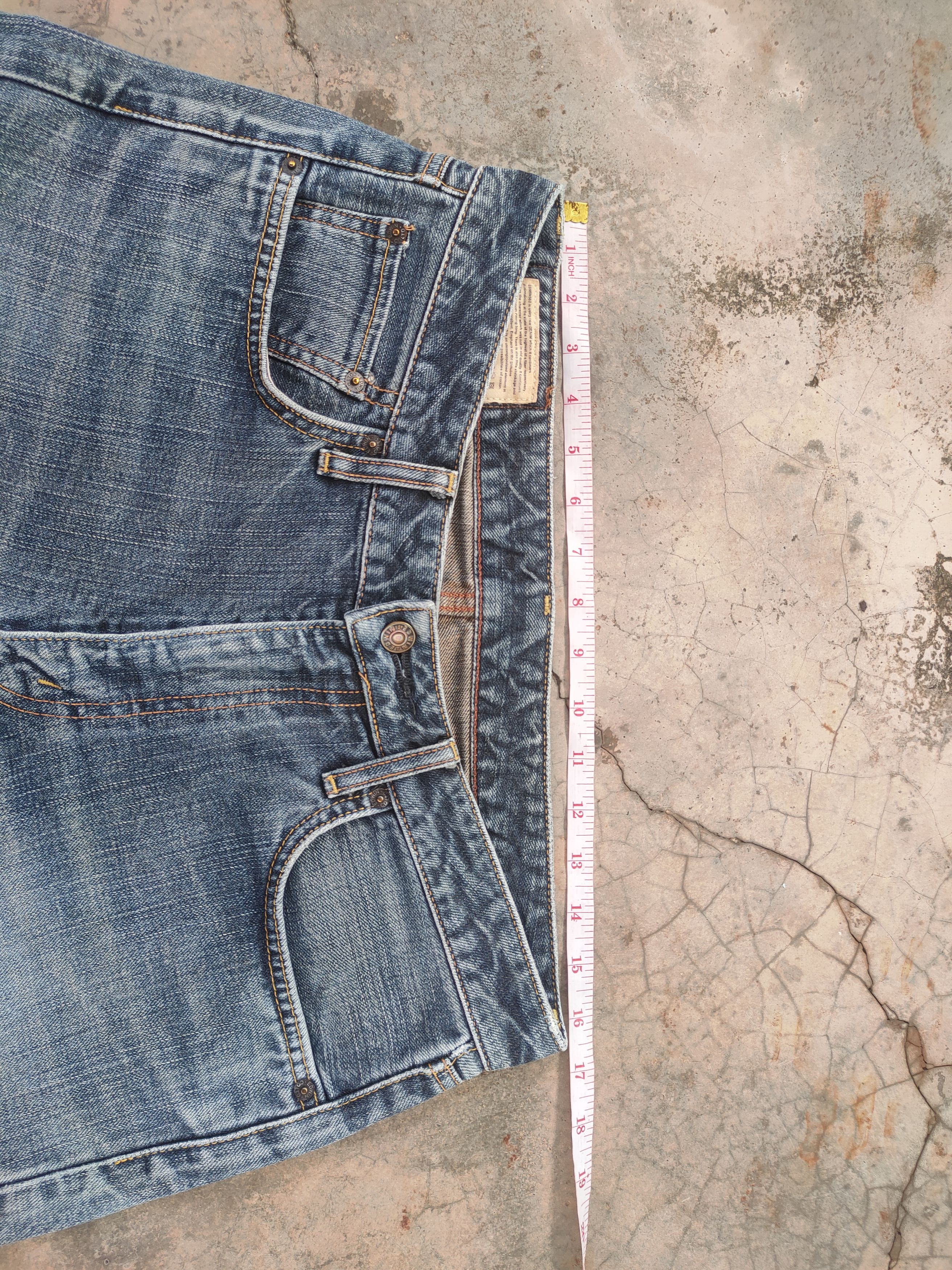 Edwin W33 VINTAGE EDWIN 503ZZ DISTRESSED DENIM JEANS PANTS Size US 33 - 4 Thumbnail