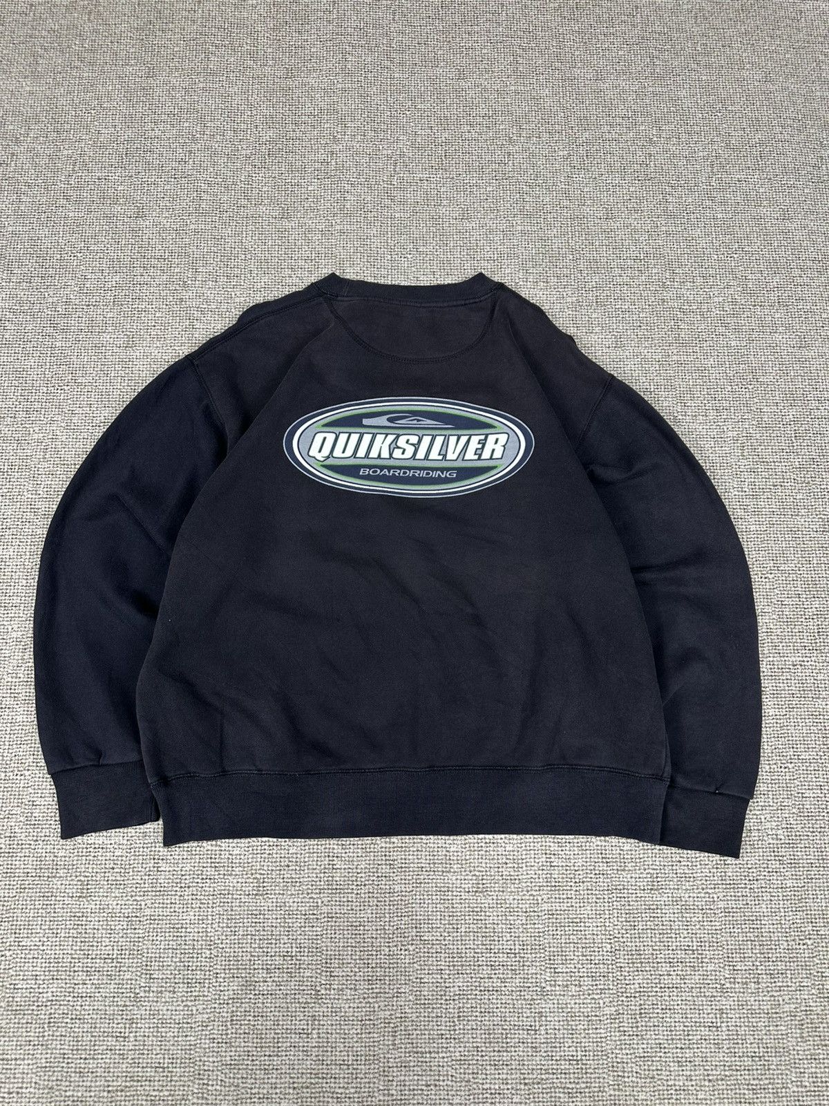 Quiksilver Vintage Quiksilver Big logo Crewneck Z307 Size US L / EU 52-54 / 3 - 1 Thumbnail