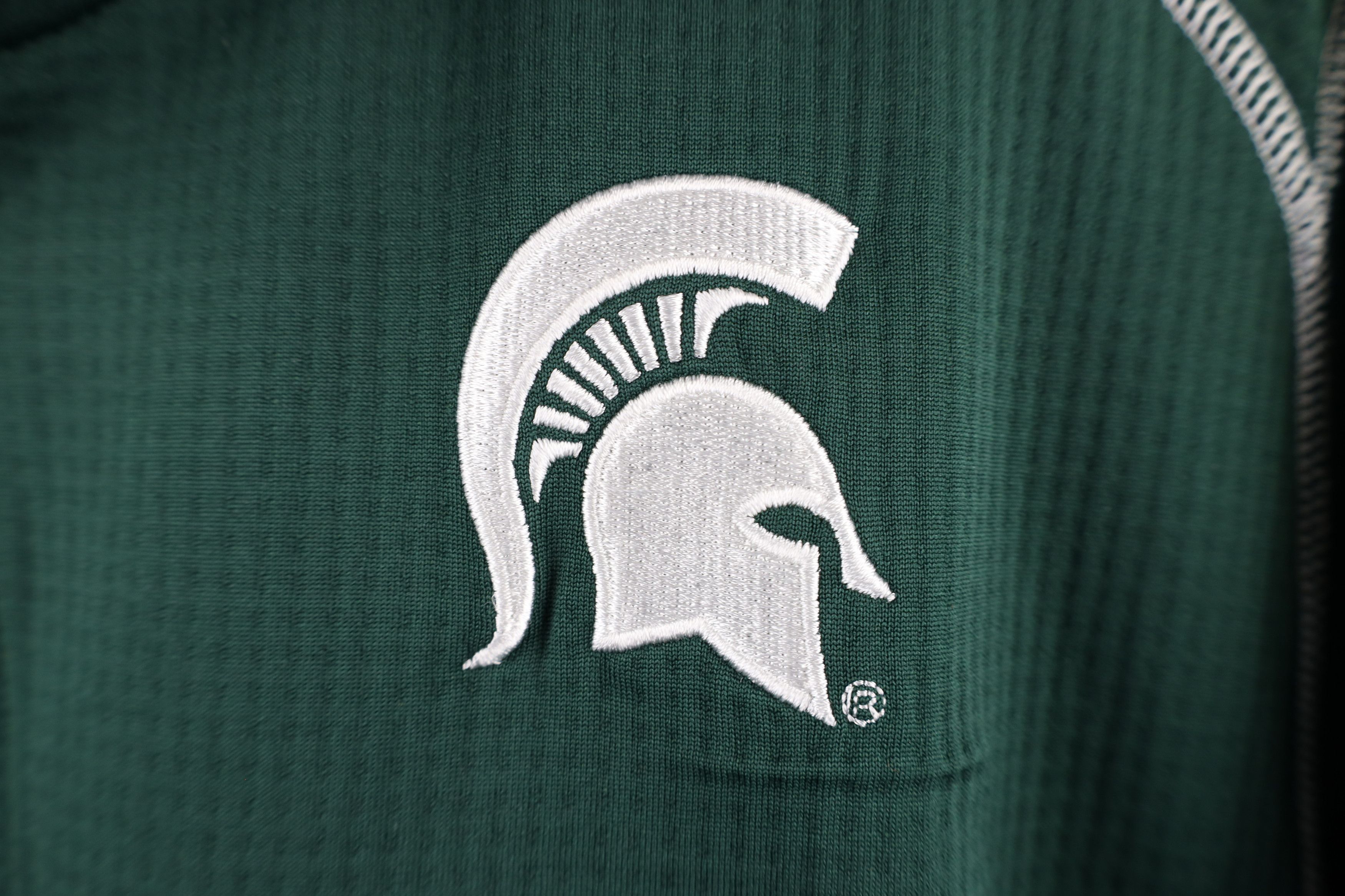 Nike Nike M Knit Michigan State University Half Zip Pullover Top Size US M / EU 48-50 / 2 - 4 Thumbnail