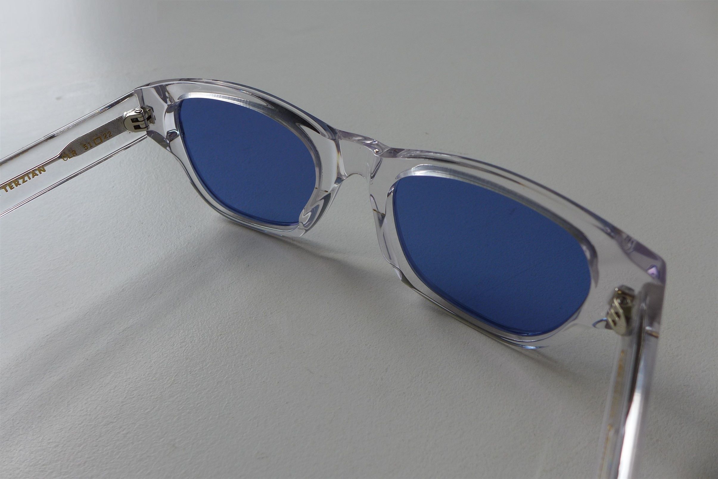 Garrett Leight GLCO x John Terzian Sunglasses -- Clear Acetate Size ONE SIZE - 2 Thumbnail