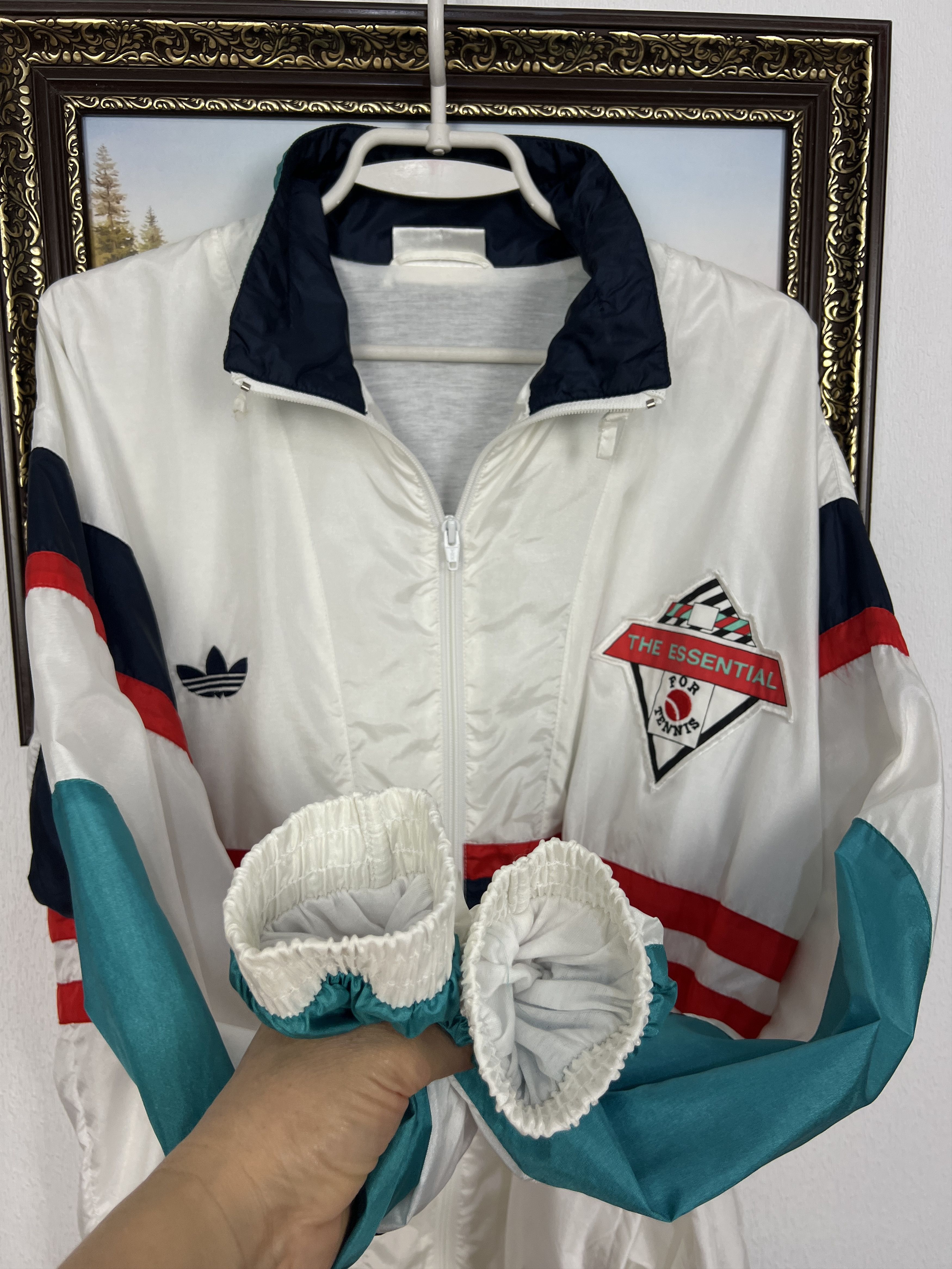 Adidas Vintage 90's ATP Tennis Jacket Track Top Zip Edberg Lendl Size US M / EU 48-50 / 2 - 6 Thumbnail