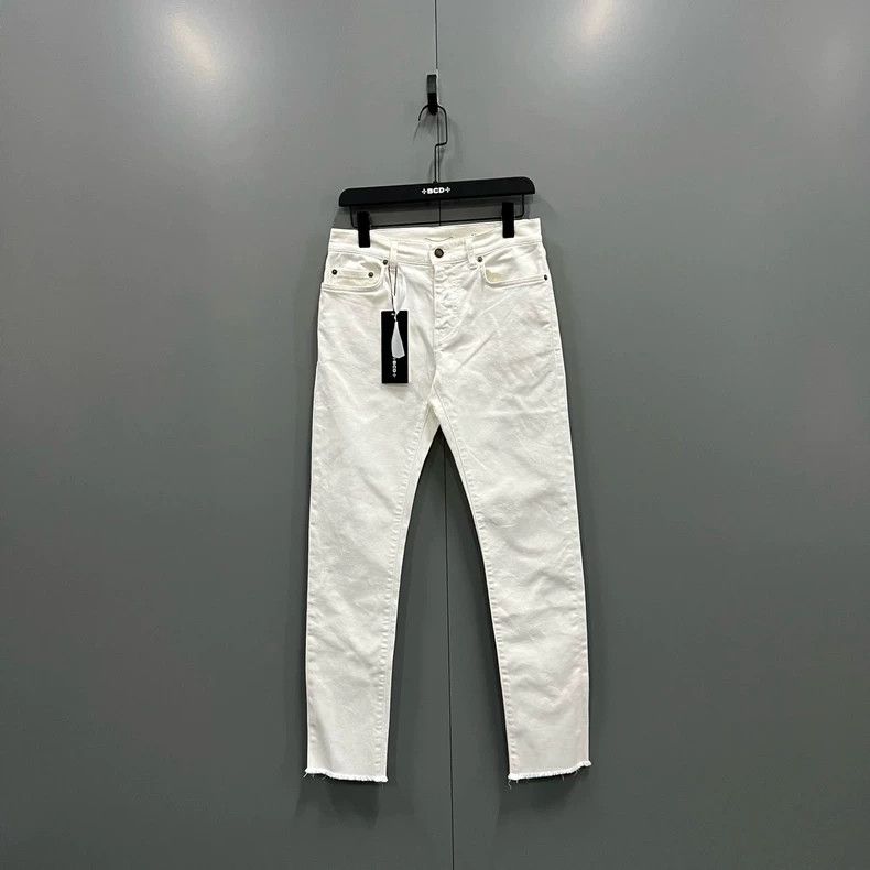 Saint Laurent Paris Saint Laurent White Denim Pants Size 29- DMC Size US 29 - 1 Thumbnail
