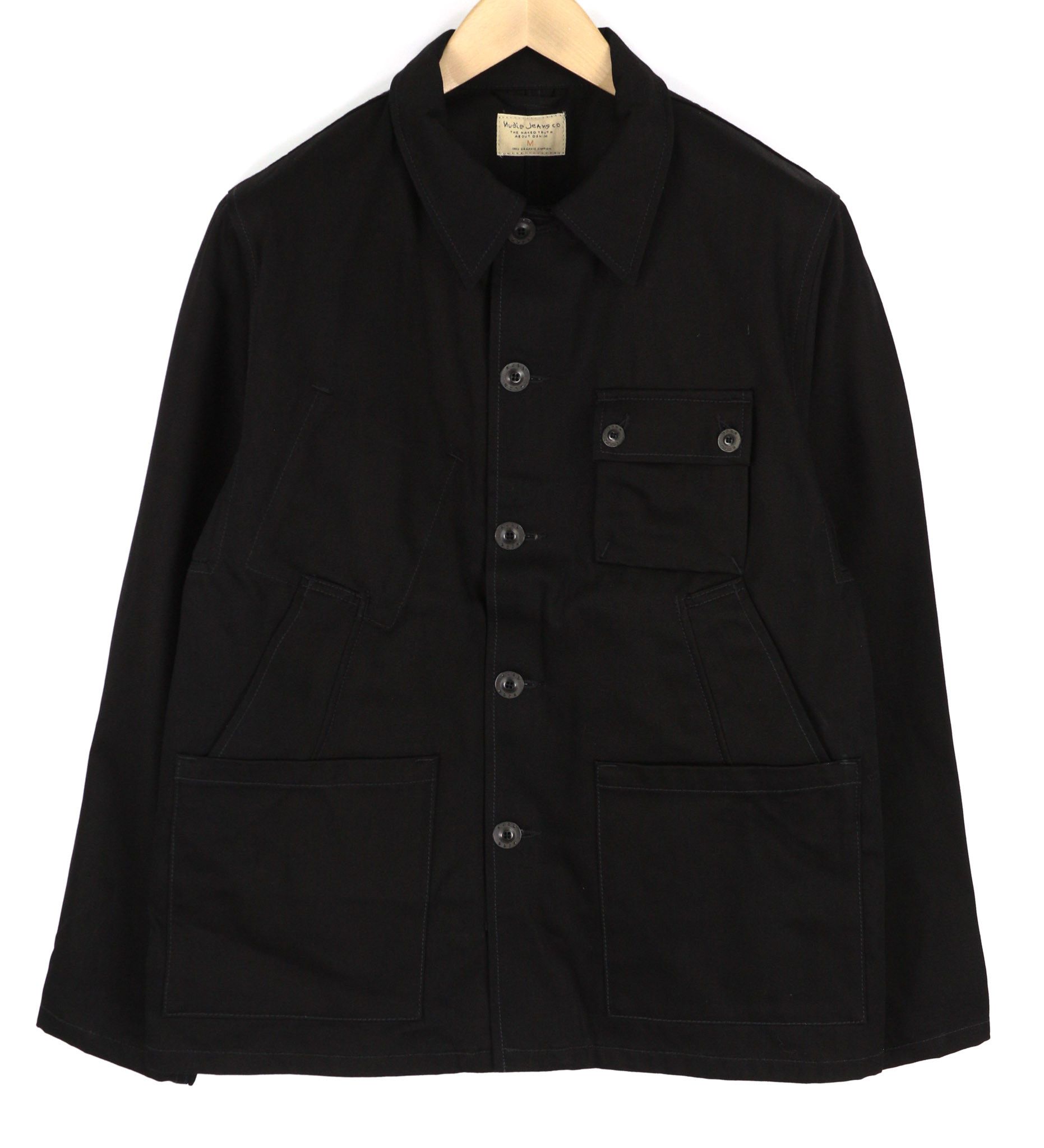JONATHAN M Worker Black Denim Jacket 81599