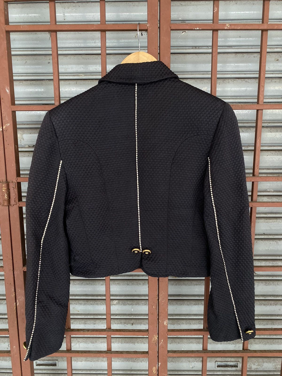 Versus Versace Versus By Gianni Versace Crop Jacket Size S / US 4 / IT 40 - 3 Thumbnail