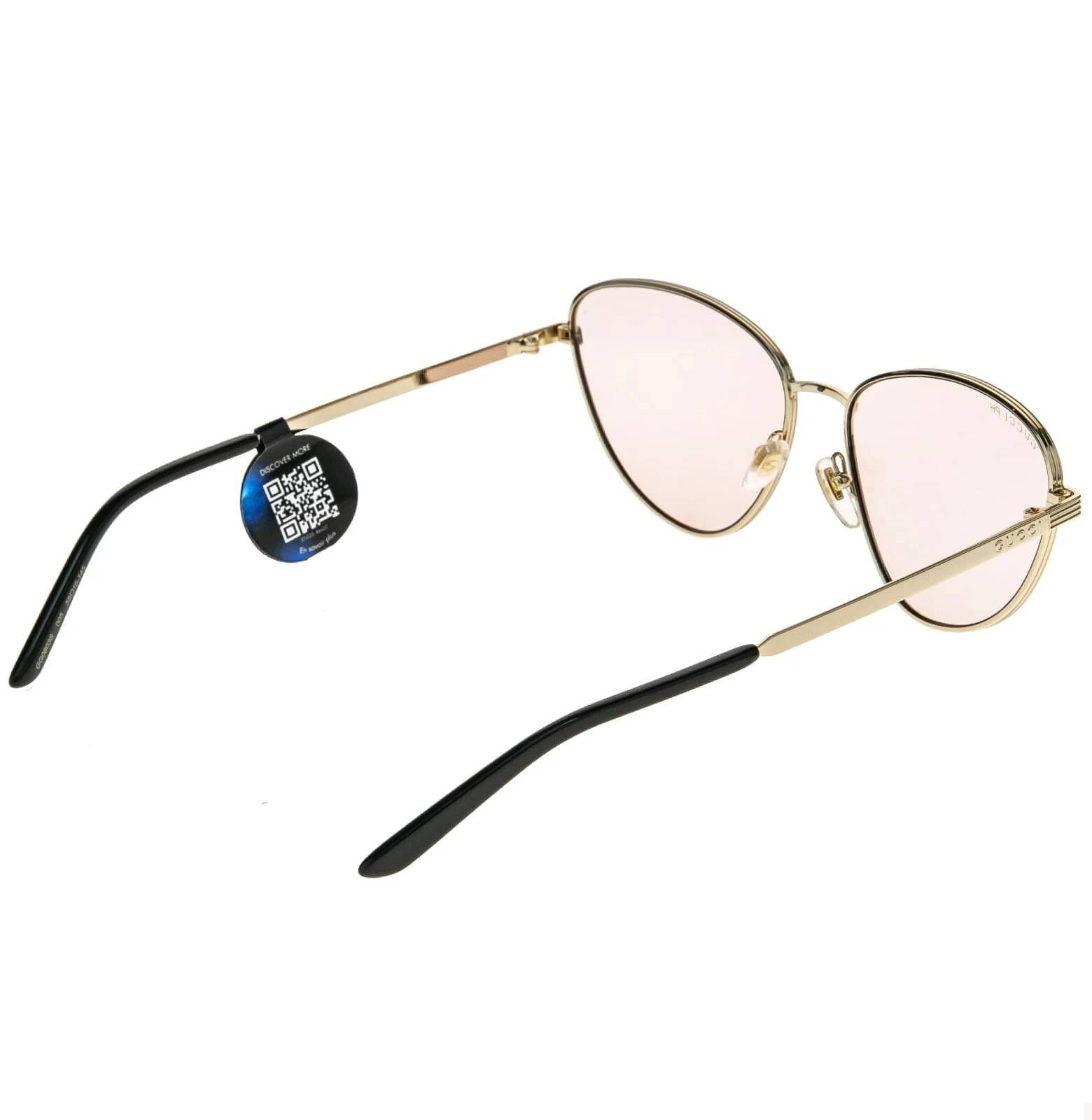 Gucci GUCCI GG0803S 0803 Gold Pink Photochromic 005 Sunglasses Size ONE SIZE - 11 Thumbnail