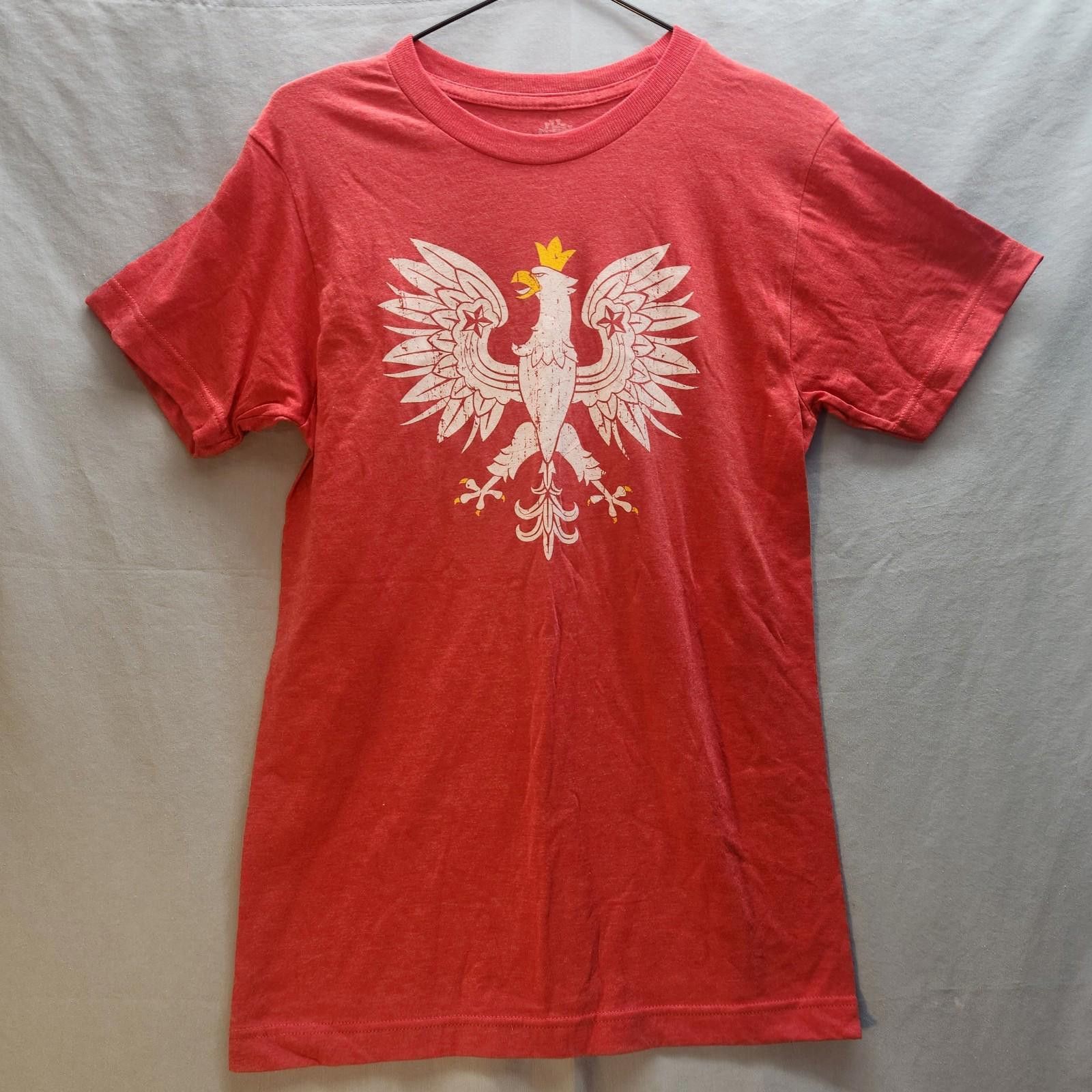 Designer Polish Polska Graphic Tshirt Red Size Small AnnArbor Brand Size US S / EU 44-46 / 1 - 1 Thumbnail