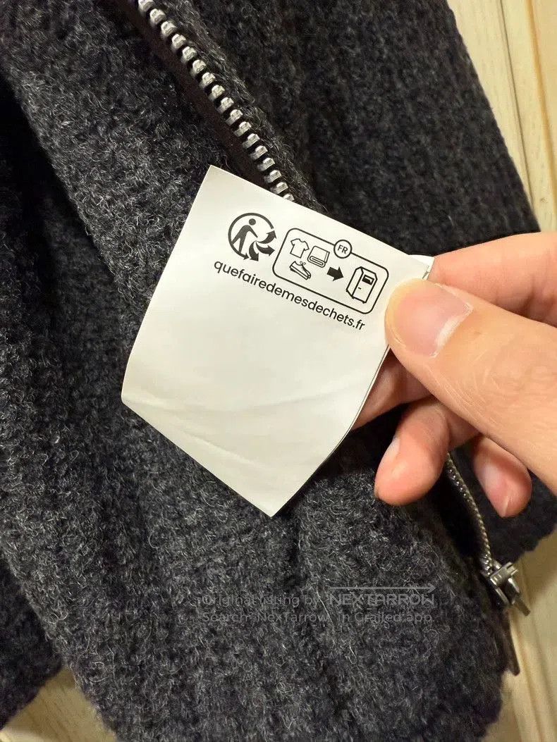 Our Legacy Thick Wool Zip-up Hoodie Sweatshirt. Size US L / EU 52-54 / 3 - 7 Thumbnail