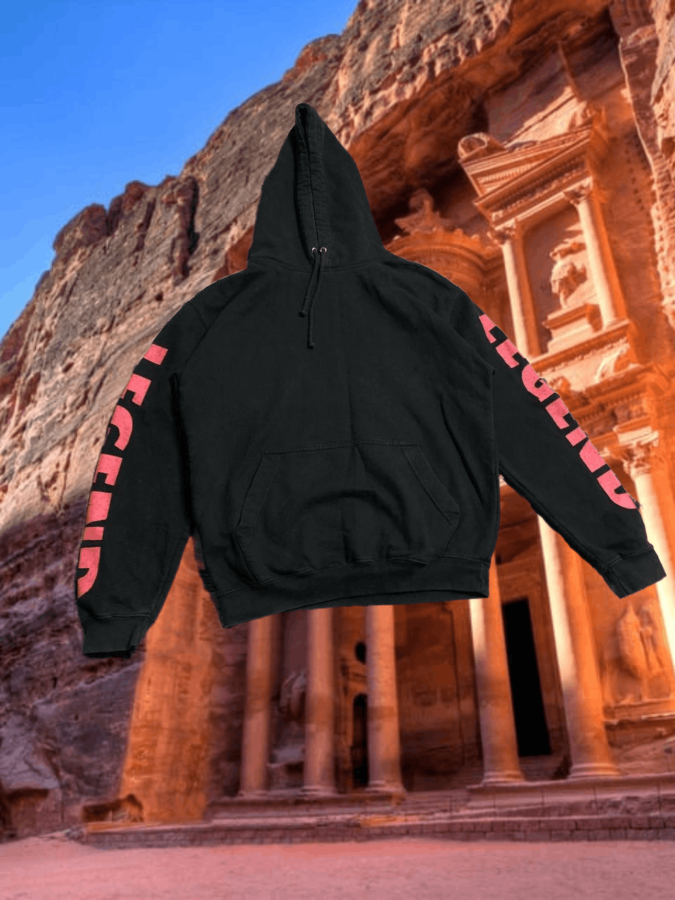 XO XO black hoodie vintage crazy Y2K big logo streetwear Size US M / EU 48-50 / 2 - 1 Thumbnail