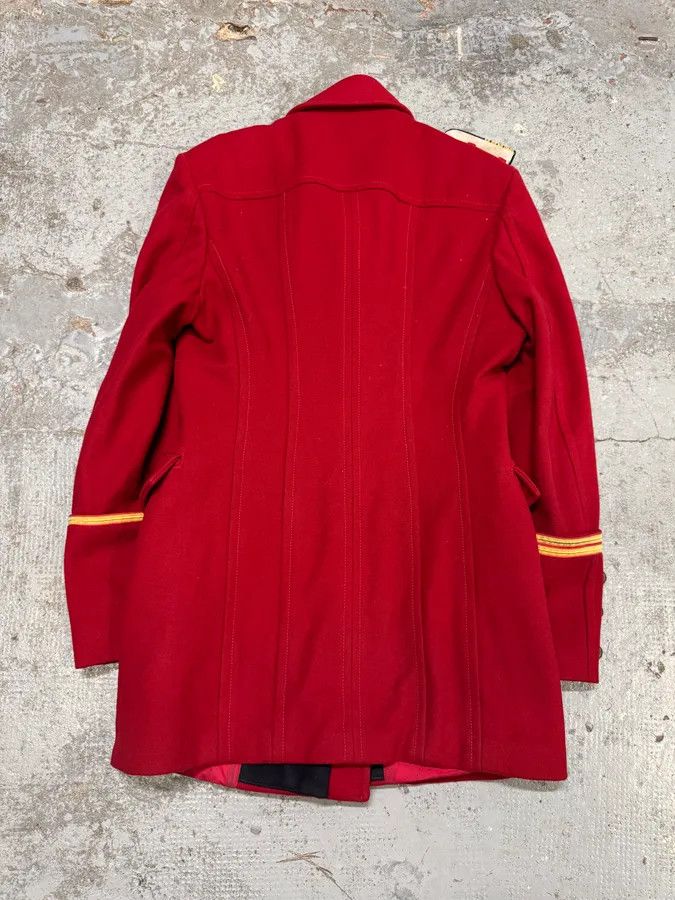 Dolce & Gabbana FW2006 Dolce & Gabbana Red Wool Double-Breasted Officer Coat Size US M / EU 48-50 / 2 - 6 Thumbnail