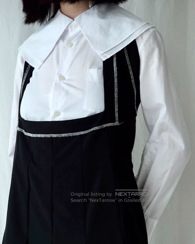 Comme des Garcons Comme Des Garcons Nun Collar White Shirt Size S / US 4 / IT 40 - 1 Thumbnail