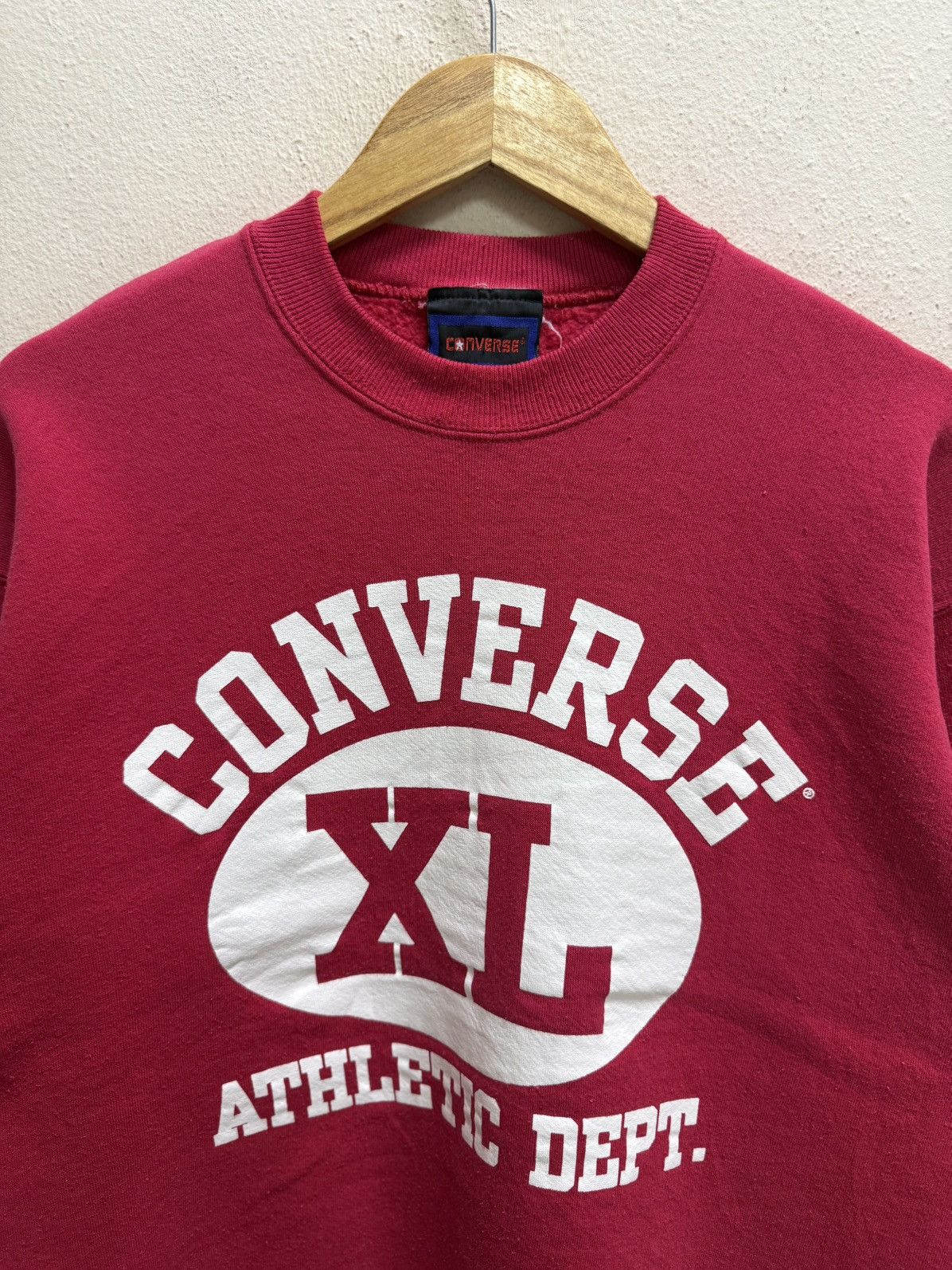 Converse Vintage 80s Converse Athletic Dept. Biglogo Sweatshirt Size US S / EU 44-46 / 1 - 18 Thumbnail