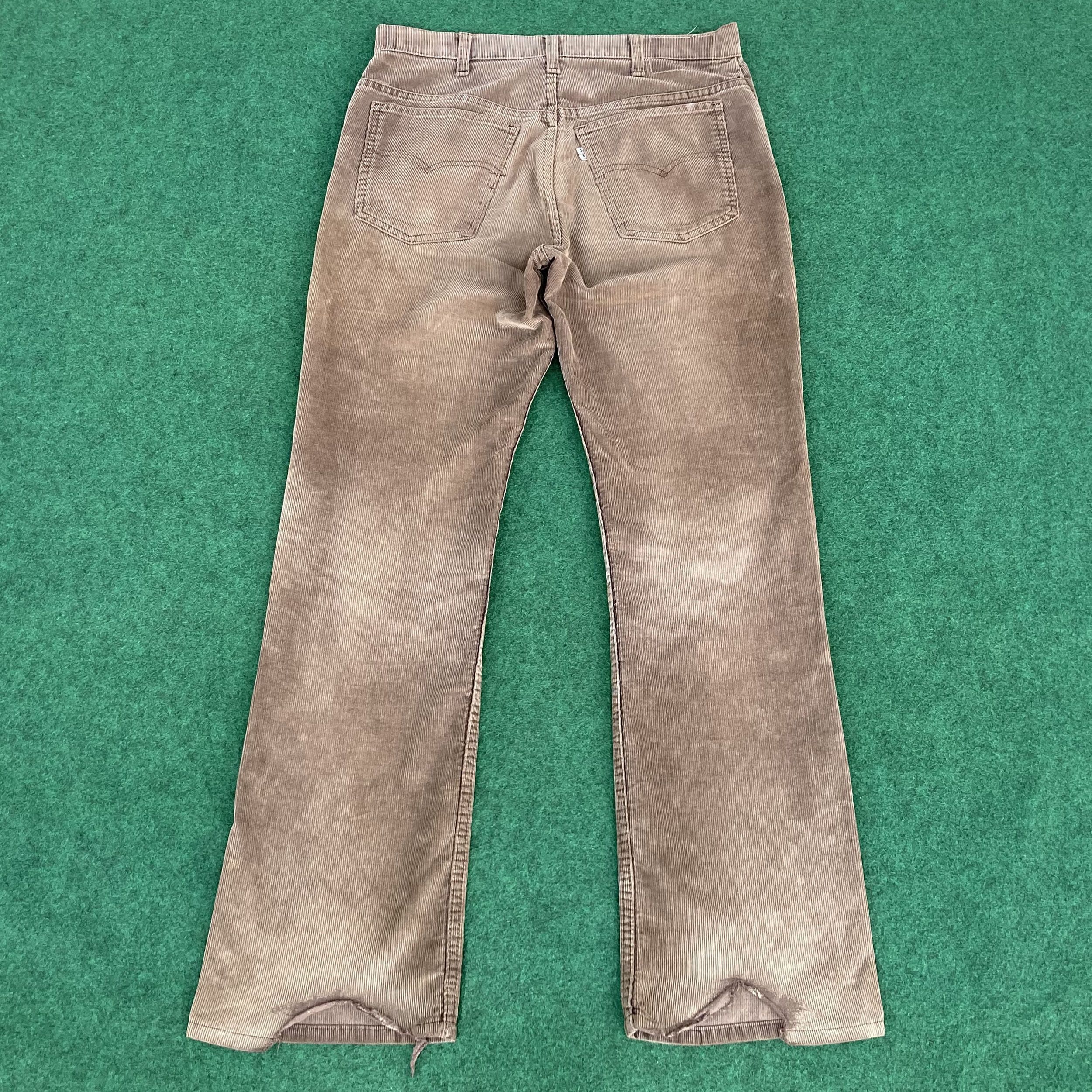 Levi's × Vintage Vtg Levis 517 Corduroy Jeans Bootcut Faded Jeans Size US 32 / EU 48 - 12 Thumbnail