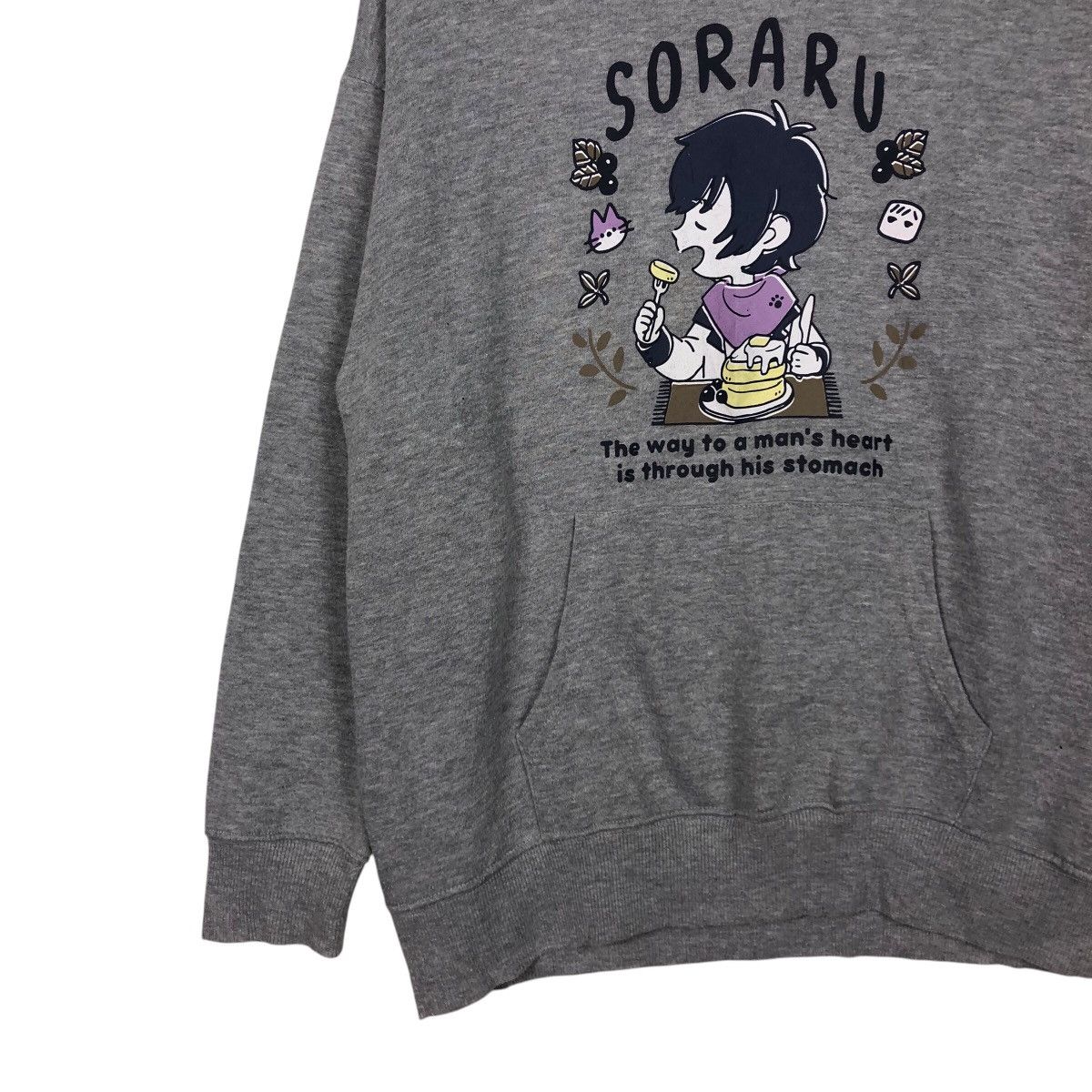 Cartoon Network 📌Vintage Hoodie Pull Over Soraru Cartoon Big Logo Size US M / EU 48-50 / 2 - 5 Thumbnail