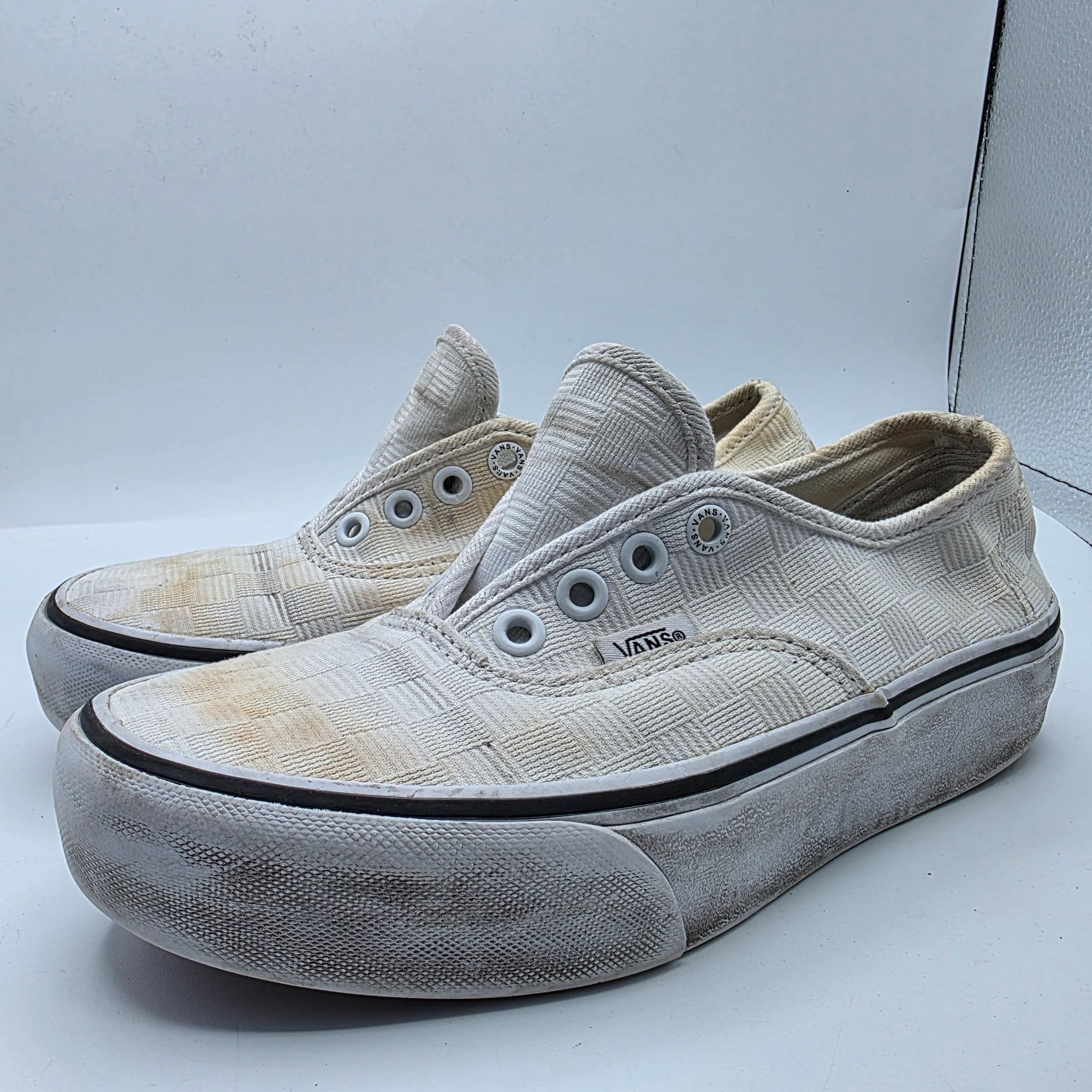 Vans Vans Authentic Womens Size 6 White Platform Shoes Casual Wal Size US 6 / IT 36 - 4 Thumbnail
