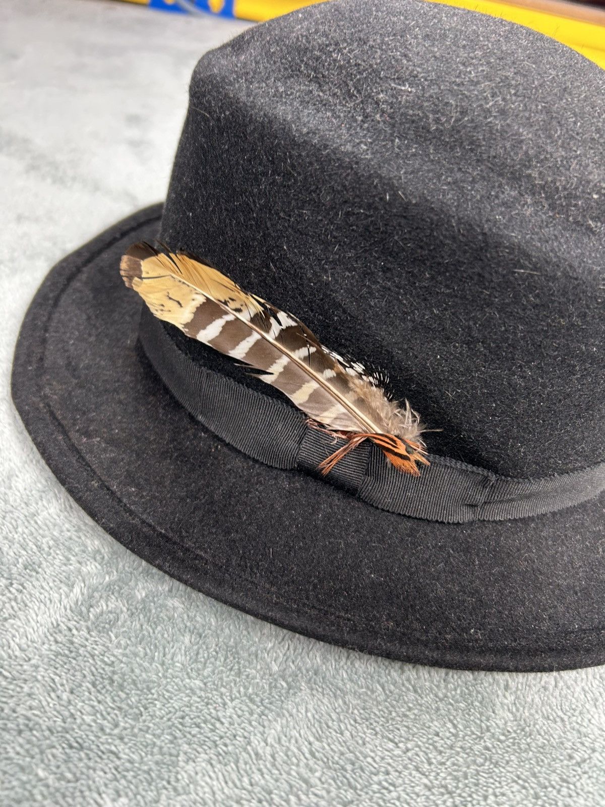Yohji Yamamoto Yohji Yamamoto Pour Homme Wool Felt Fedora Hat Size ONE SIZE - 2 Thumbnail
