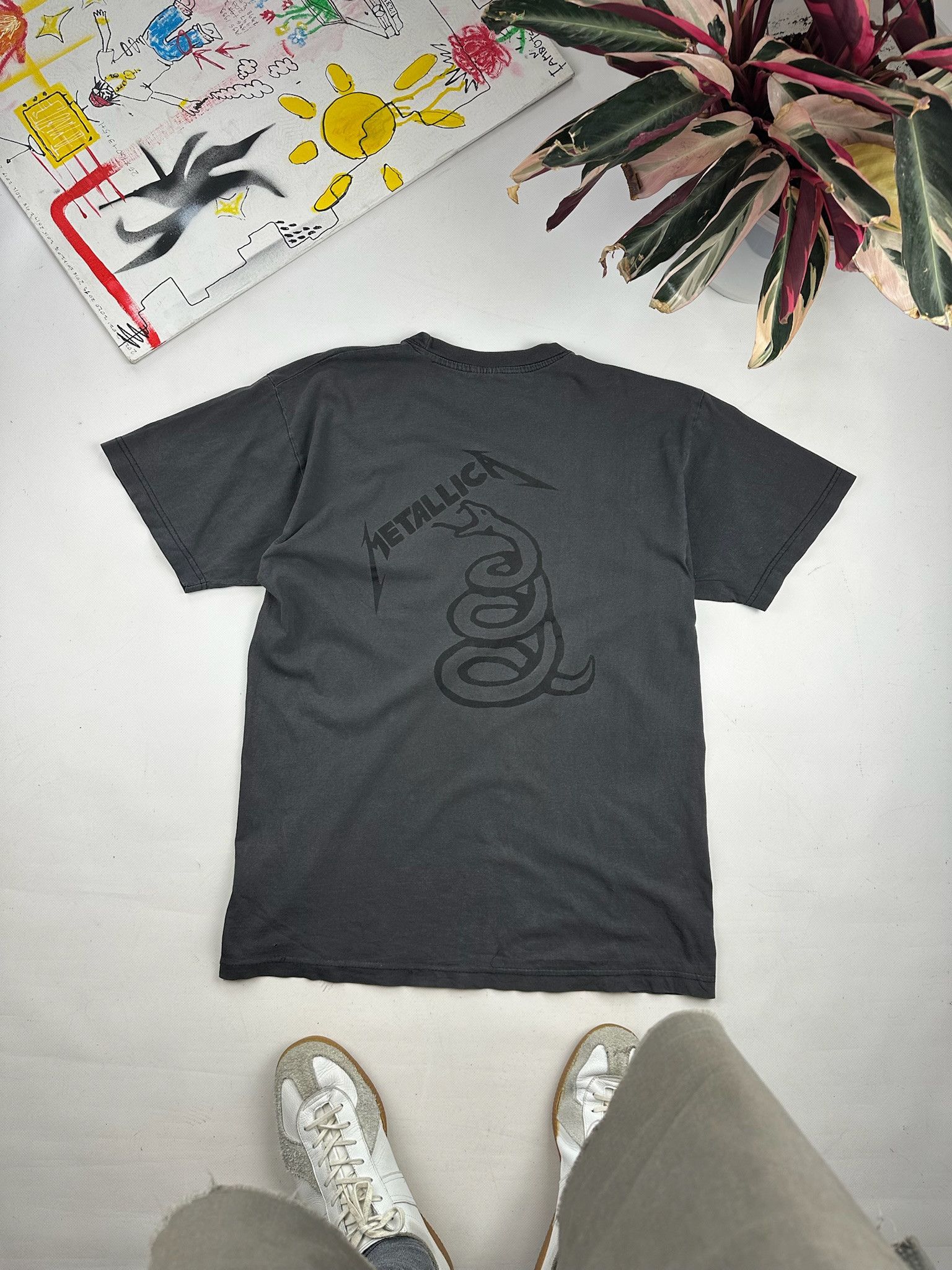 Band Tees OG Metallica Black Album Shirt vintage band faded tee Size US M / EU 48-50 / 2 - 10 Thumbnail