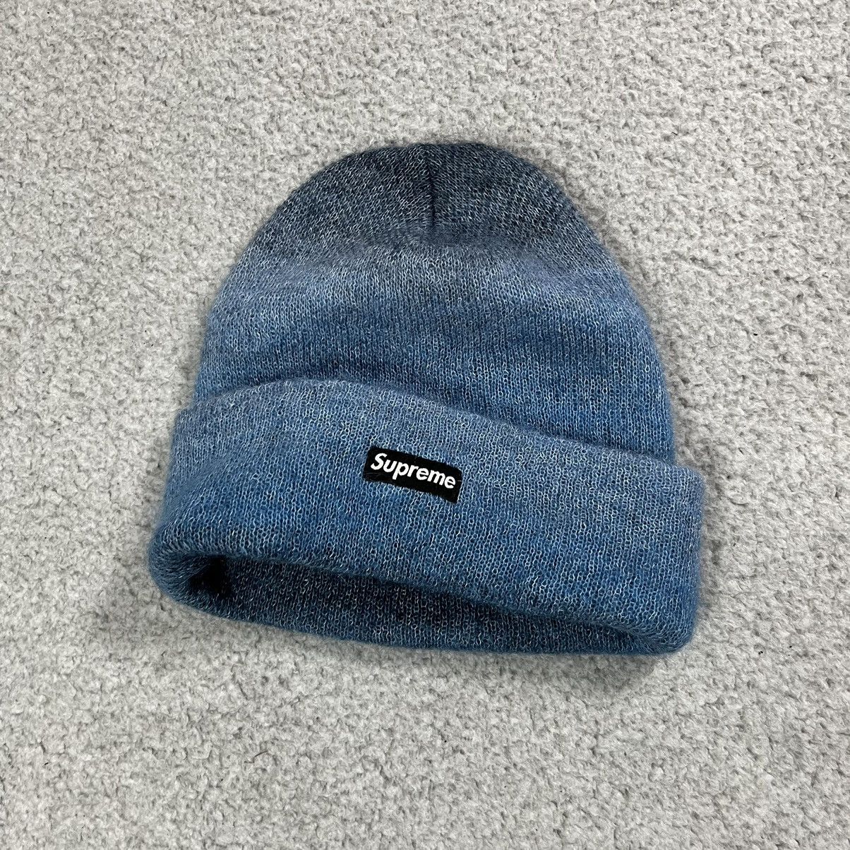 Streetwear × Supreme Supreme Mohair Beanie FW19 Blue | Grailed